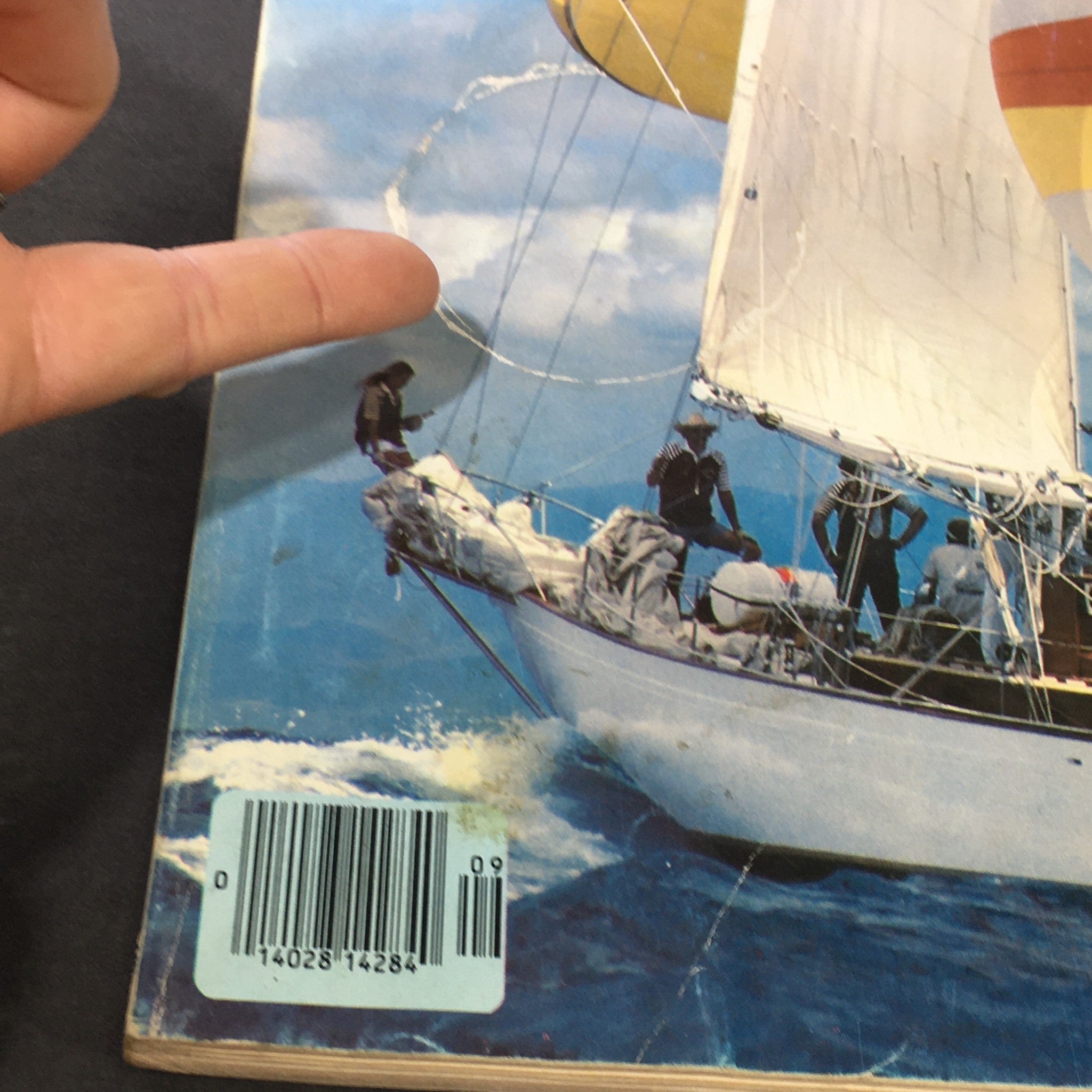 Close-up of the September 1978 Yachting Magazine cover, highlighting a racing yacht in motion at sea with several sailors on deck. This collectible issue is perfect for vintage magazine lovers.