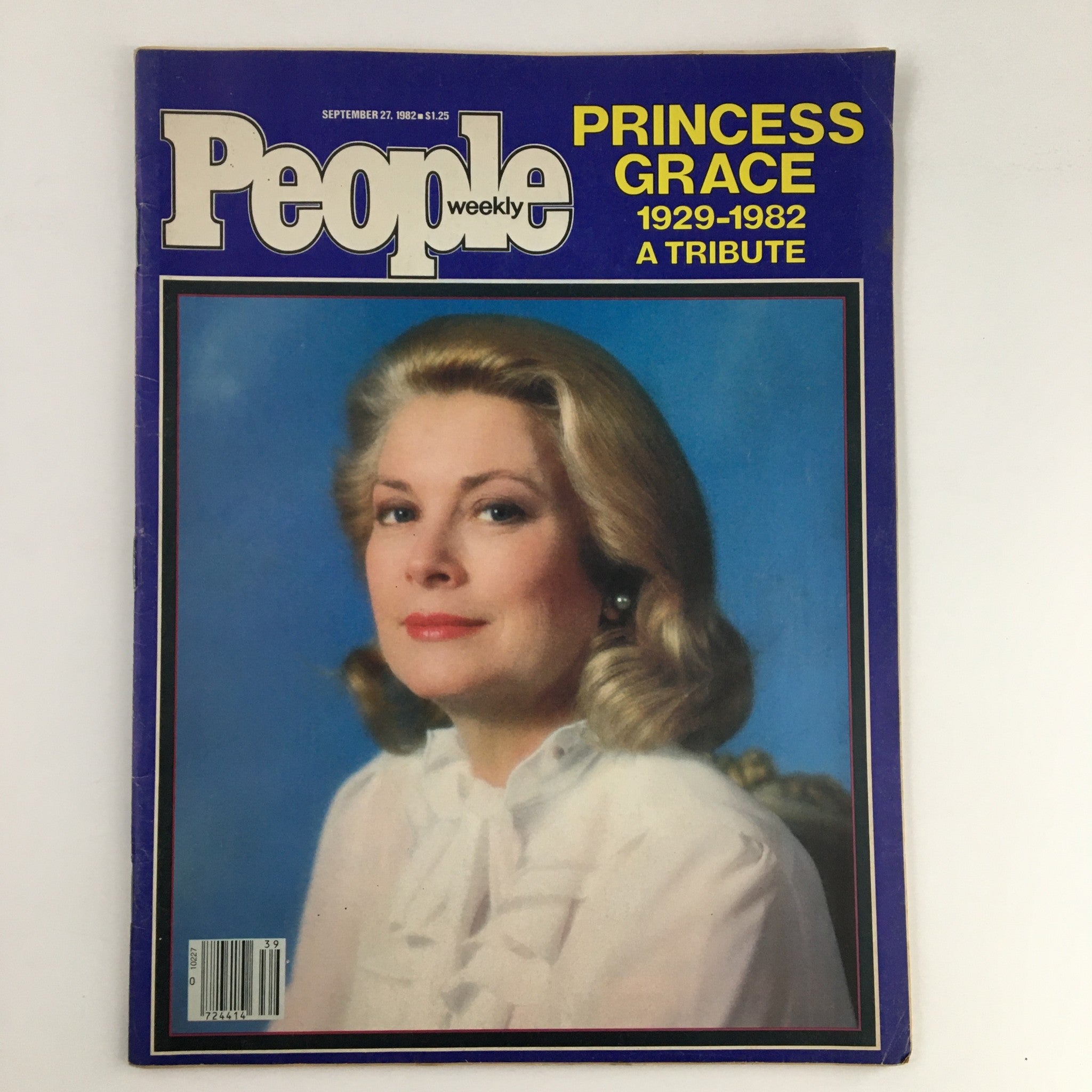 People Weekly Magazine cover from September 27, 1982, featuring Princess Grace, 1929-1982, highlighting her legacy and charm.