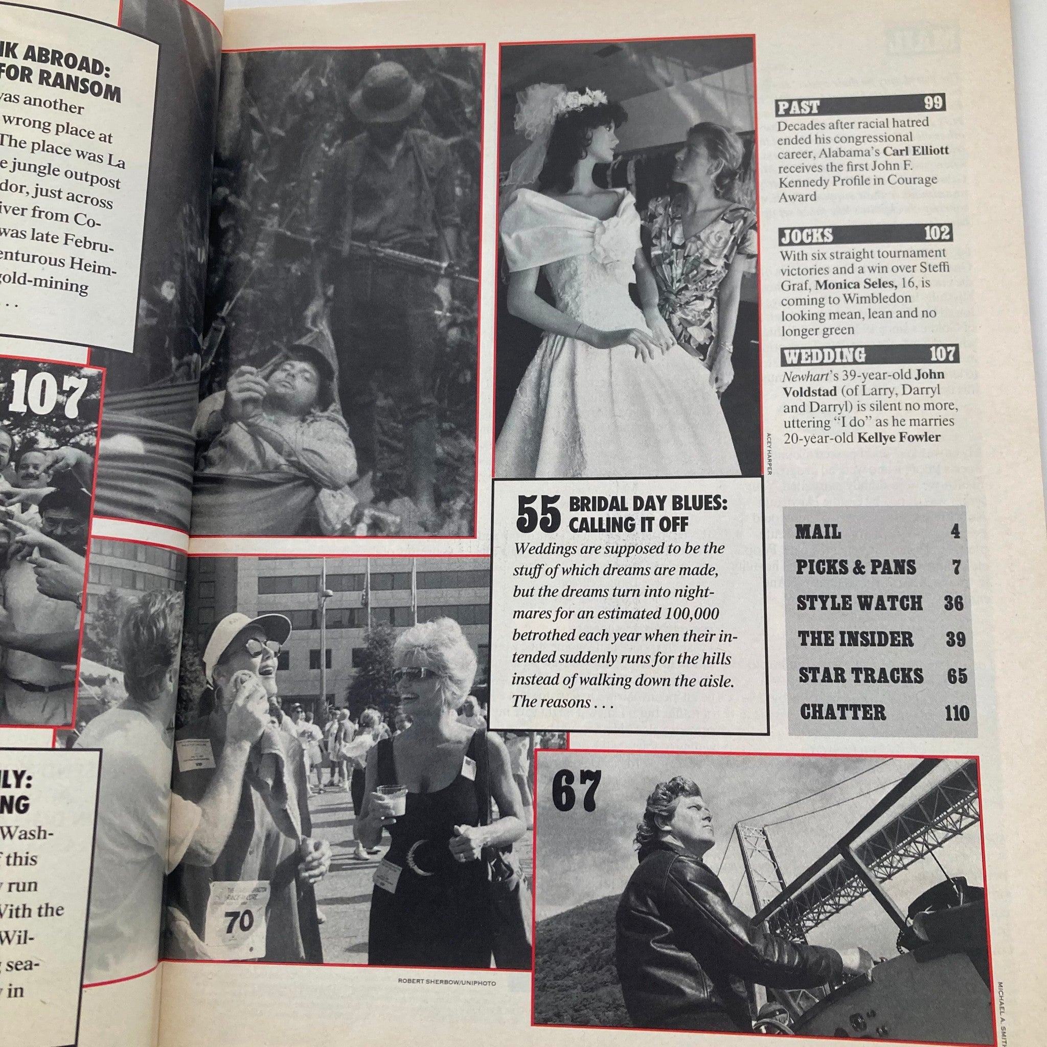 Pages from People Weekly Magazine July 2, 1990 showcasing additional content including celebrity stories and societal themes of the early 1990s.