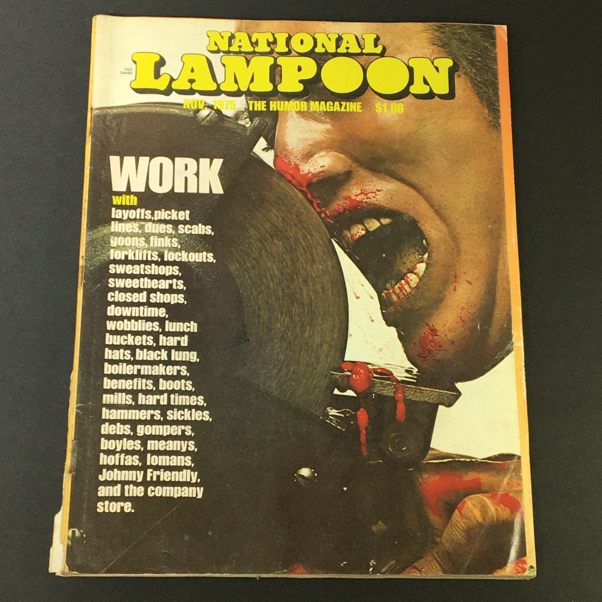 National Lampoon Magazine November 1975 – Albania, The Closet Paradise – Newsstand Edition