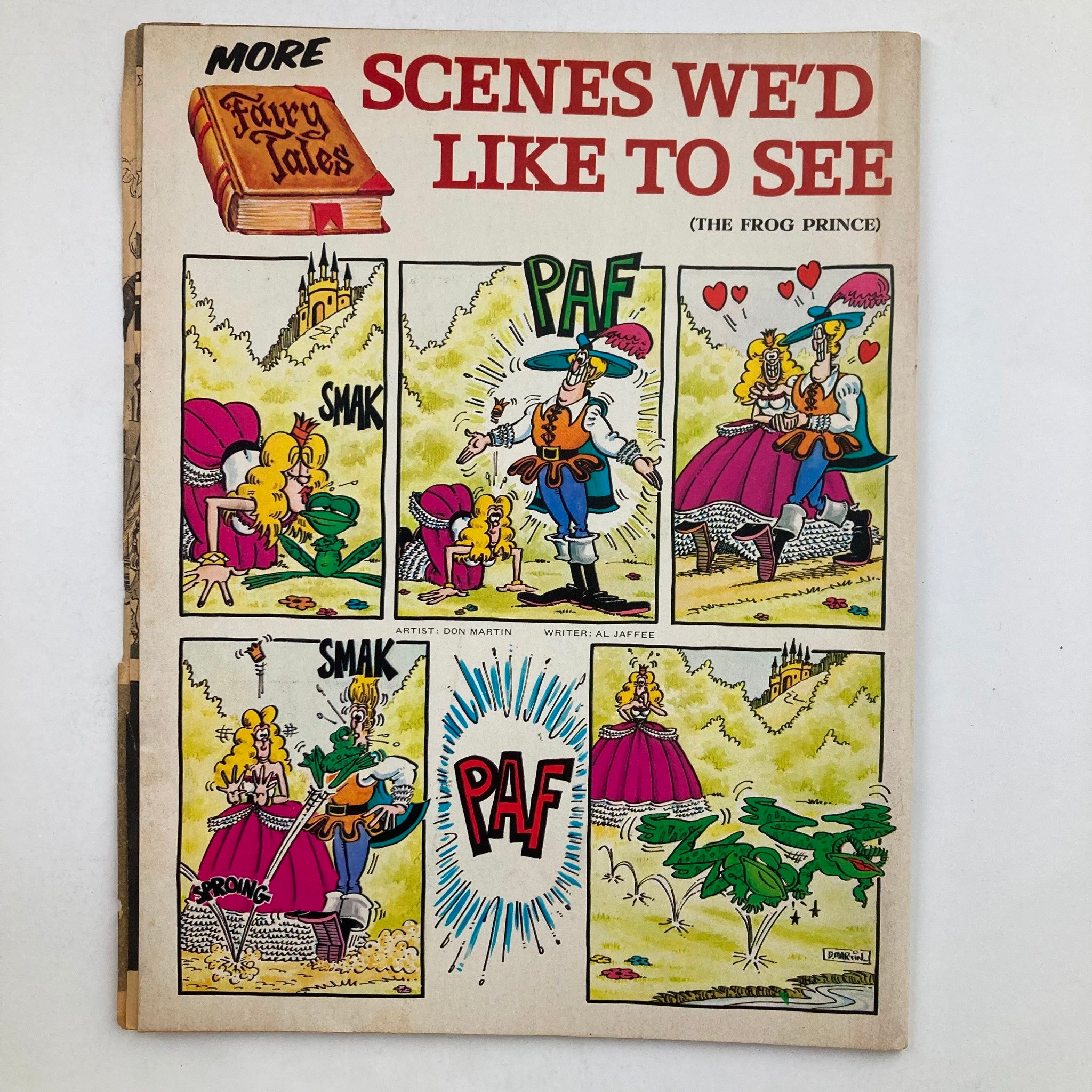 Cover of Mad Magazine July 1978 No. 200 featuring 'We Hide Close Encounters,' showcasing colorful comic panels depicting satirical scenes from the 'The Frog Prince' fairy tale with humorous illustrations by Don Martin.