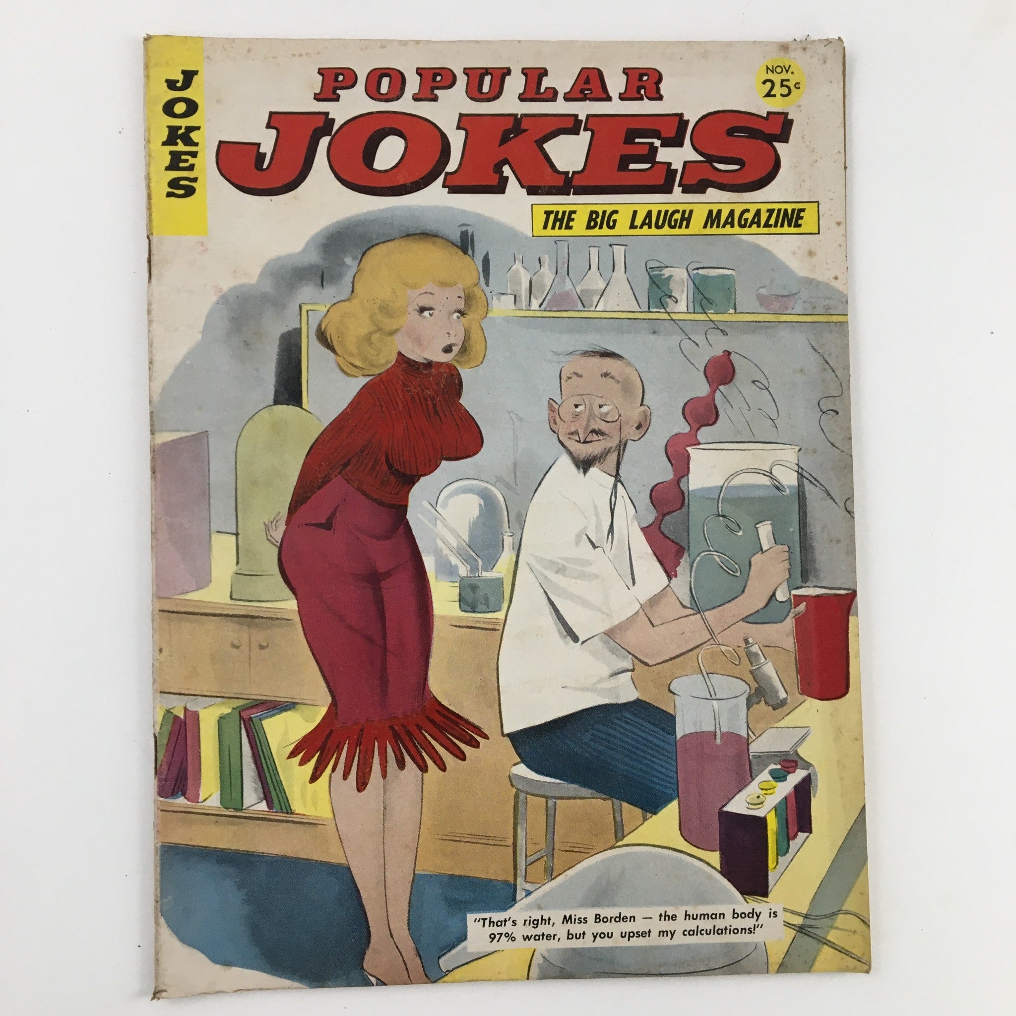 Vintage Popular Jokes Magazine Nov 1963