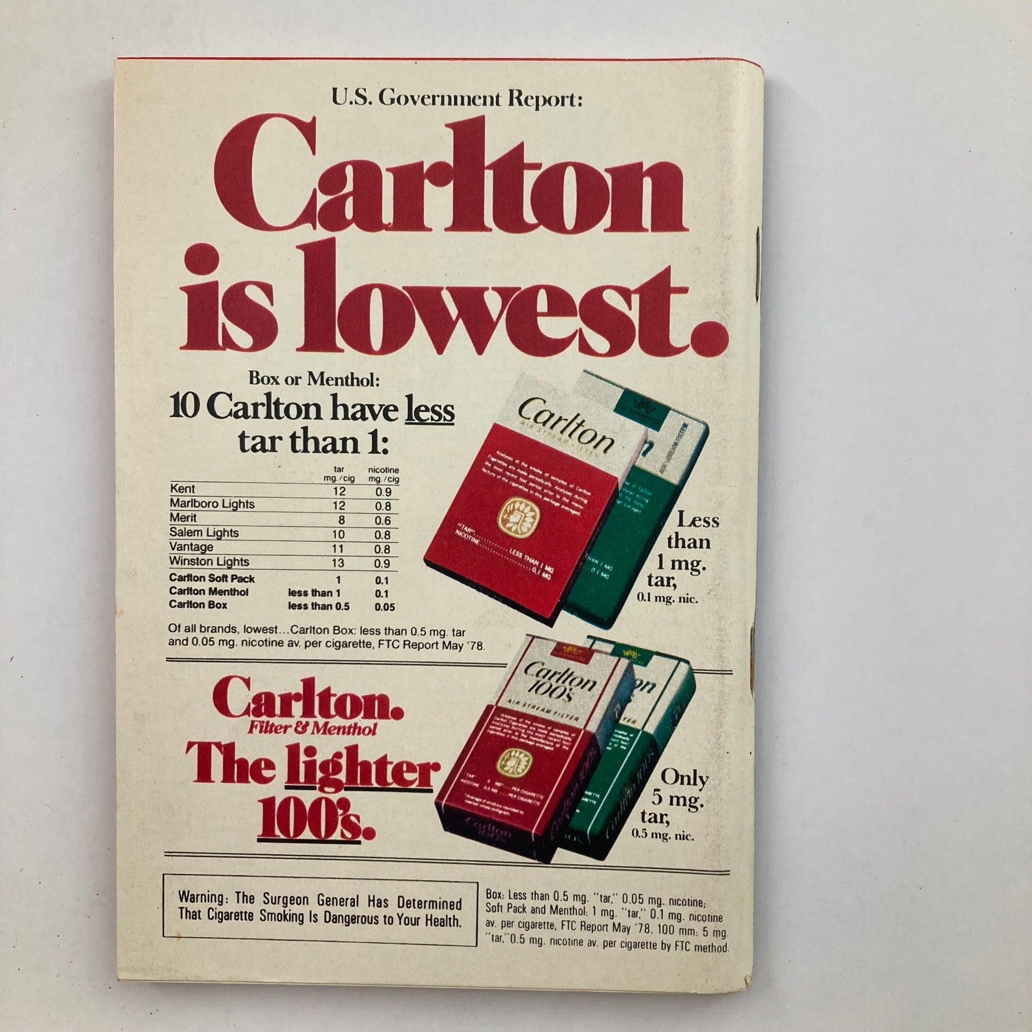 TV Guide Magazine August 18 1979 #1377 featuring an advertisement for Carlton cigarettes, emphasizing their lower tar content and health warnings, showcasing vintage advertising from the late 1970s.