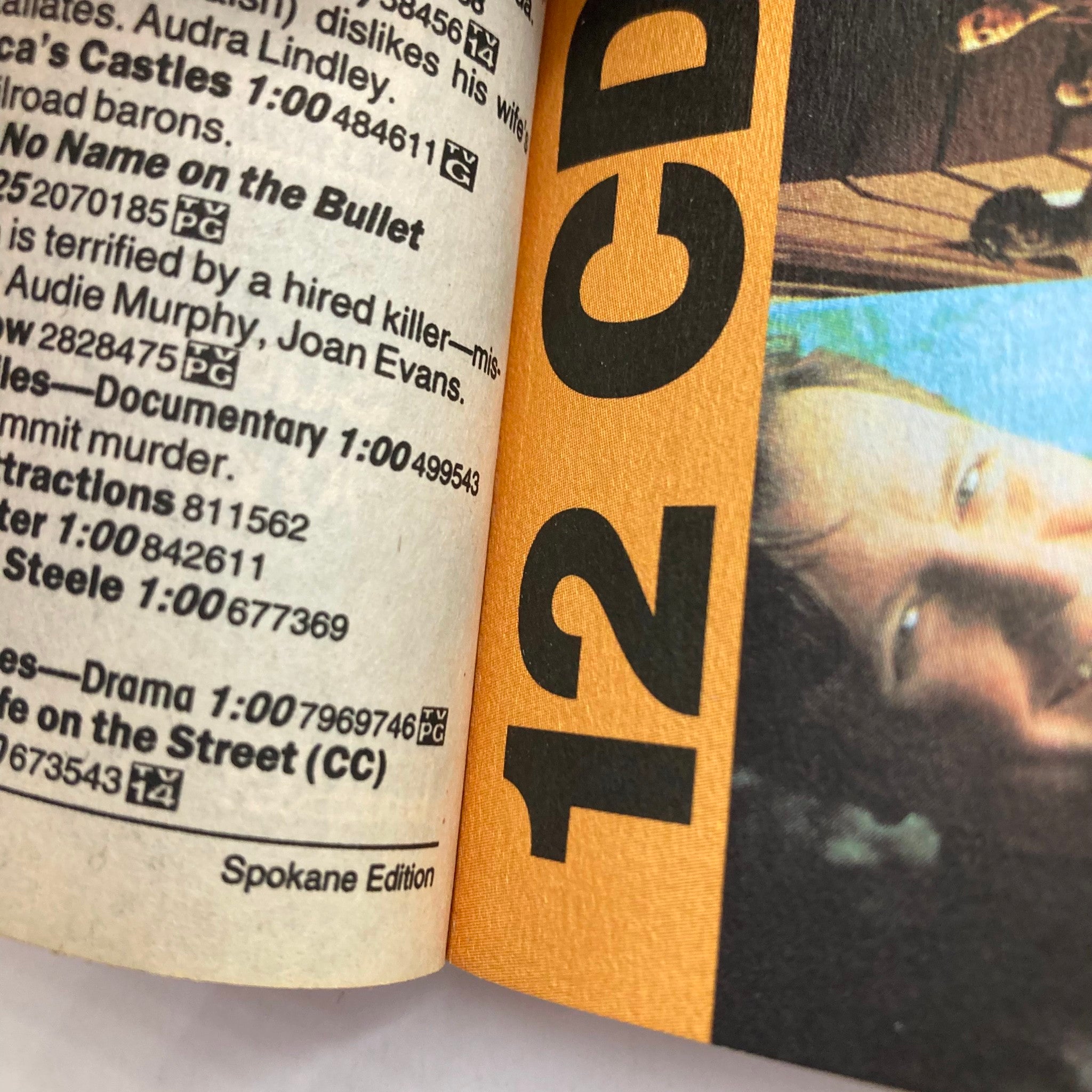 Inside pages of TV Guide Magazine August 16 1997 showing details of the Spokane Edition, including programming listings and descriptions.