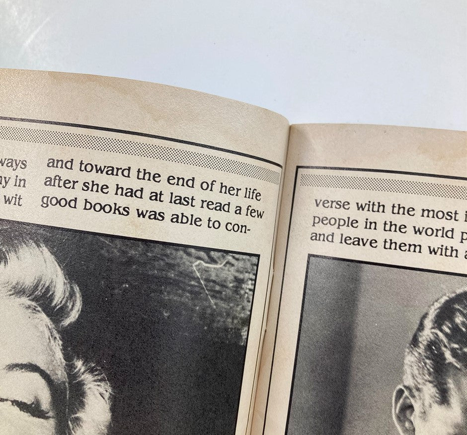 Interior page of Hollywood Studio Magazine Then & Now August 1990, displaying text and images related to Marilyn Monroe and Madonna.