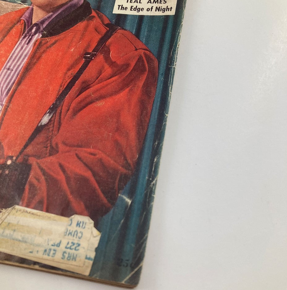 Vintage TV Radio Mirror Magazine December 1956 Cover featuring Teal Ames, a focus on entertainment history.