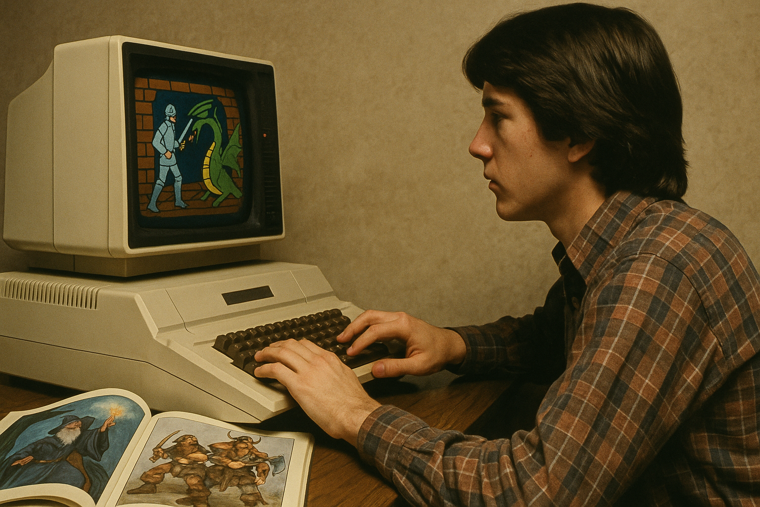 Slaying Dragons and Exploring Digital Dungeons: The Dawn of Computer Adventures in the Early 1980s