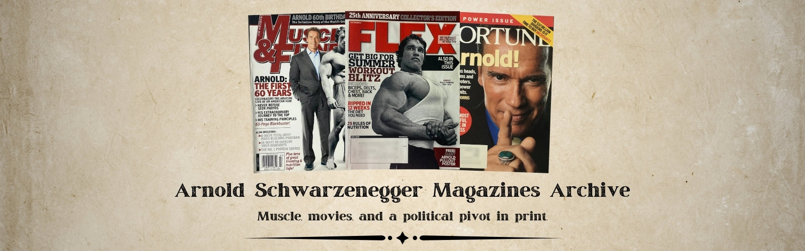 Arnold Schwarzenegger Magazines
