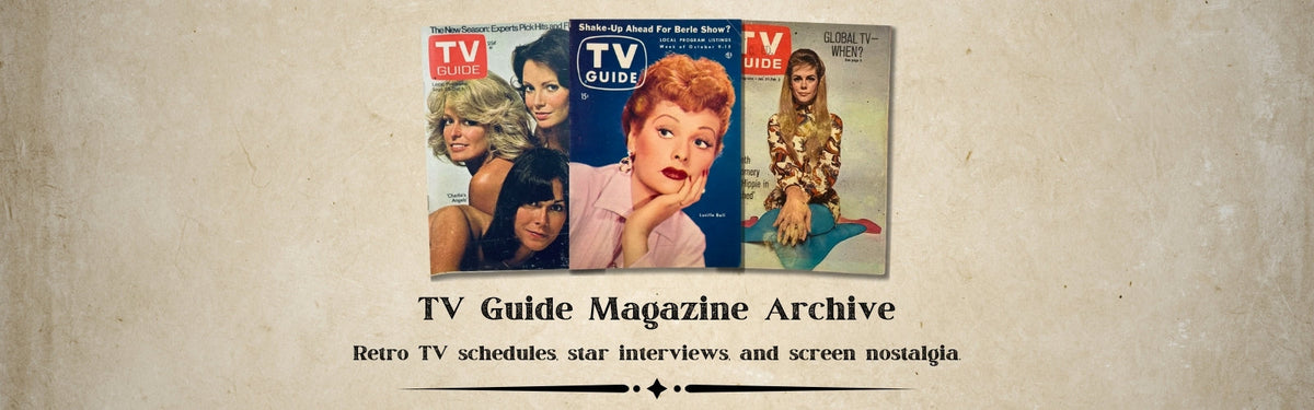 Vintage TV Guide Magazines Collection