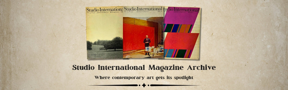 Studio International Vintage Magazines