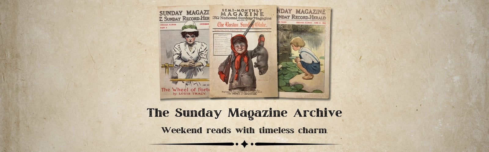 Vintage The Sunday Magazine Collection
