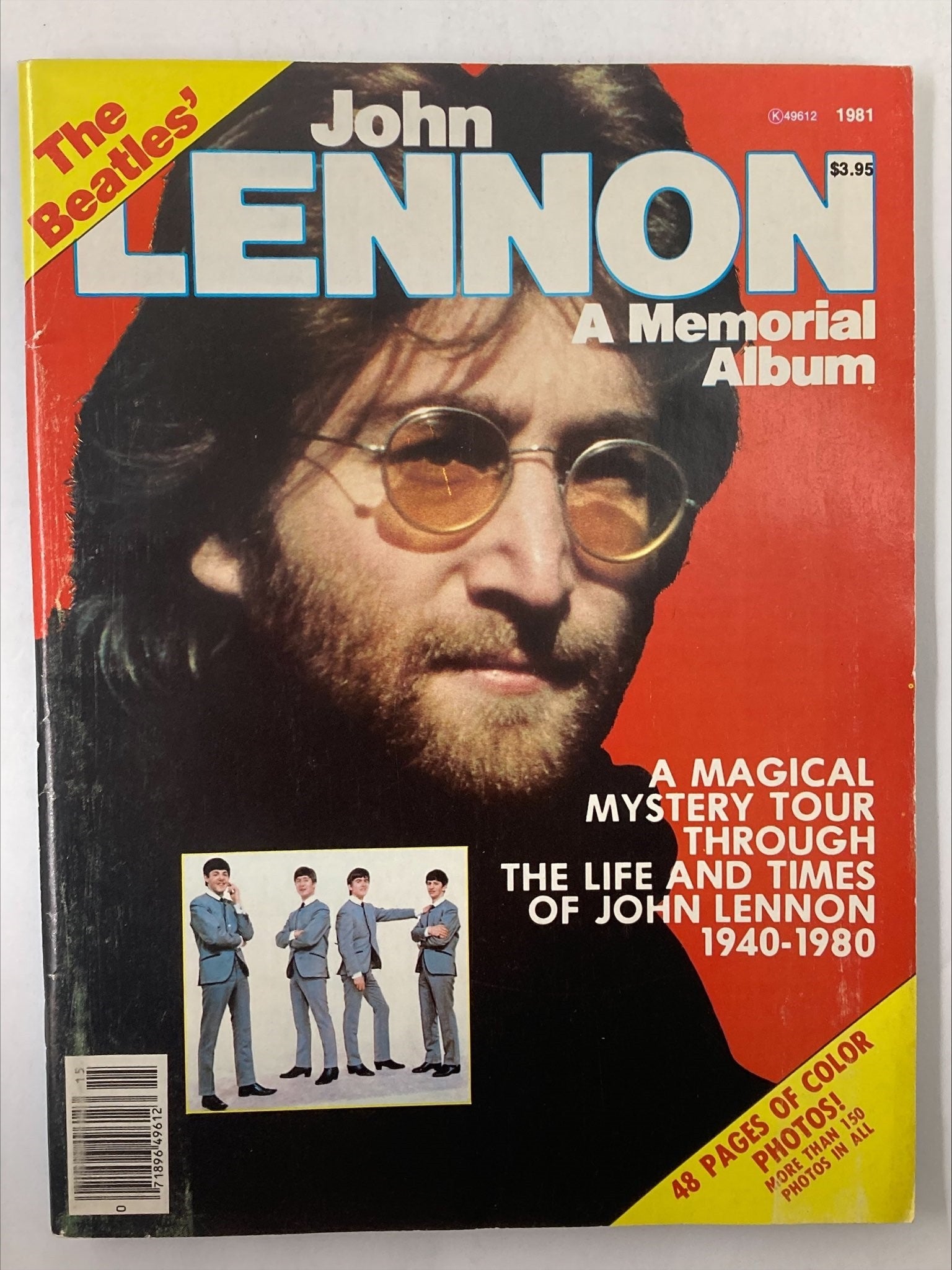 1981 The Beatles' John Lennon Yoko Ono A Memorial Album No Label