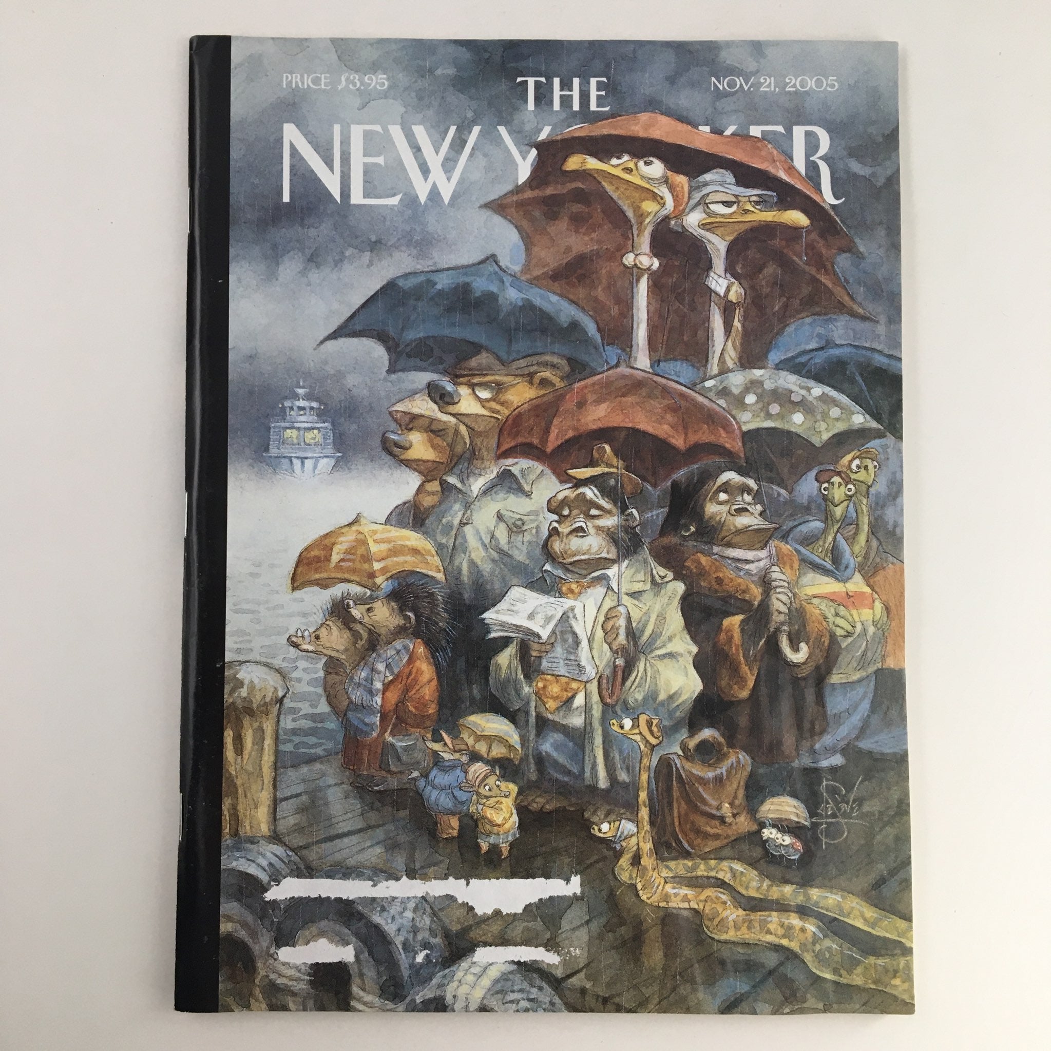 The New Yorker Full Magazine November 21 2005 Two by Two Peter de Sève No Label