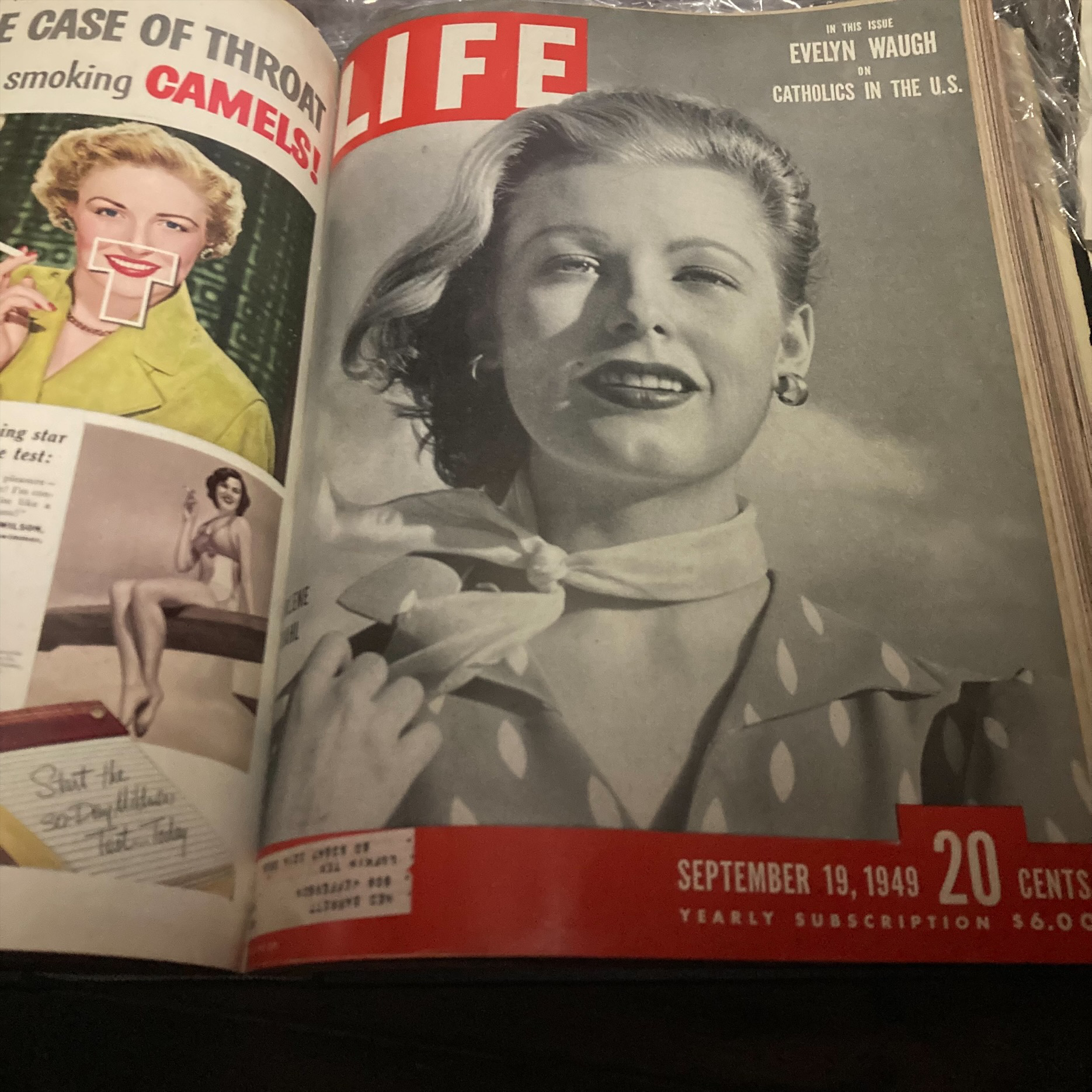 VTG 1949 Bound Life Magazine July - September Complete Fairfield Countyf