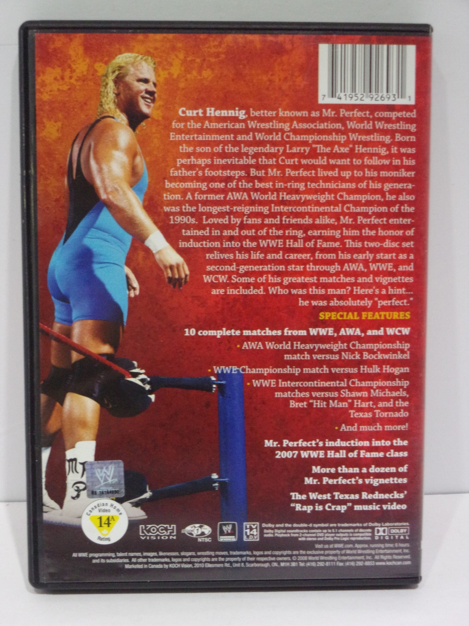 WWE Life And Times Of Mr. Perfect DVD