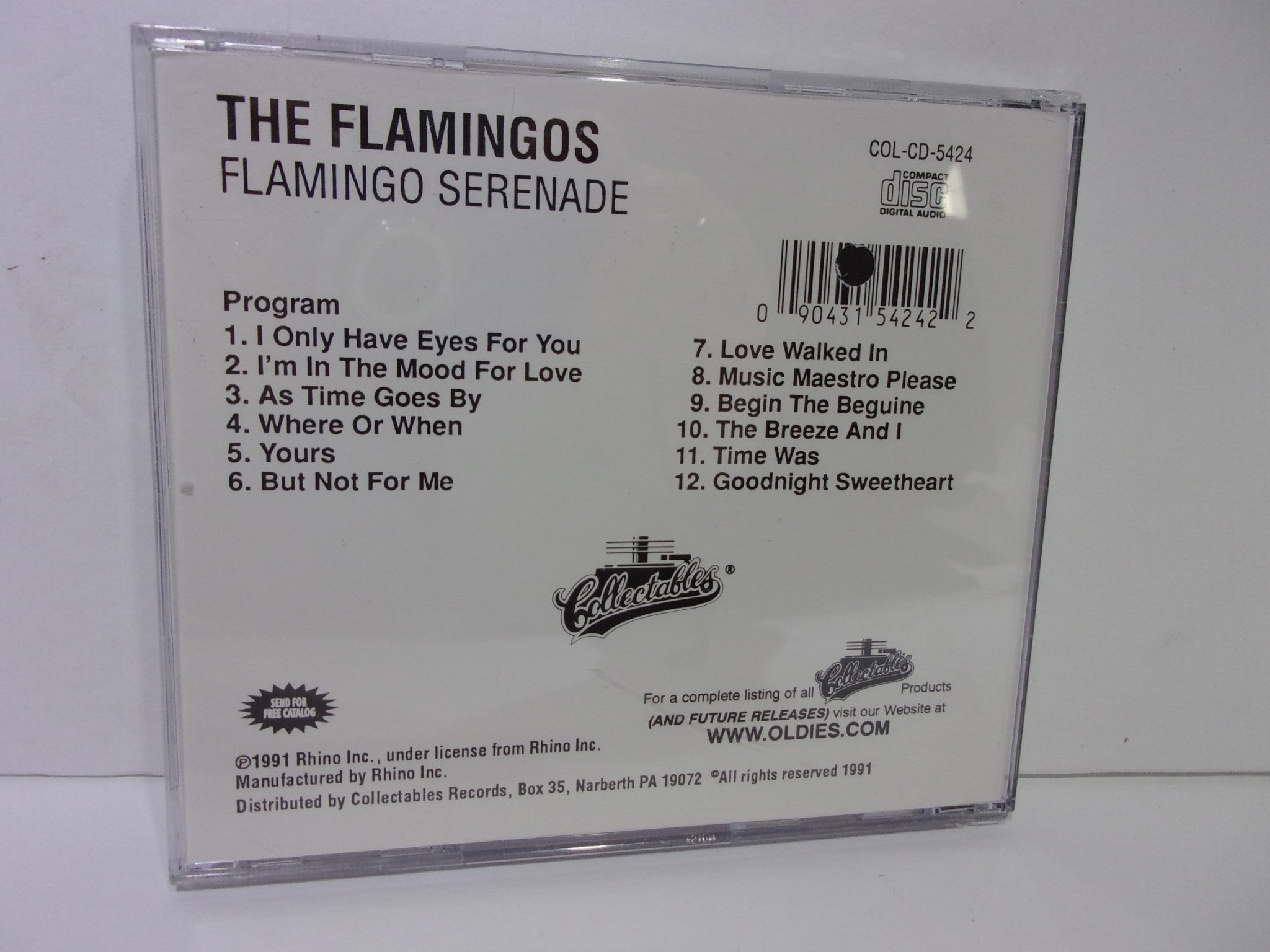 The Flamingos: Flamingo Serenade - Collectables COL 5424