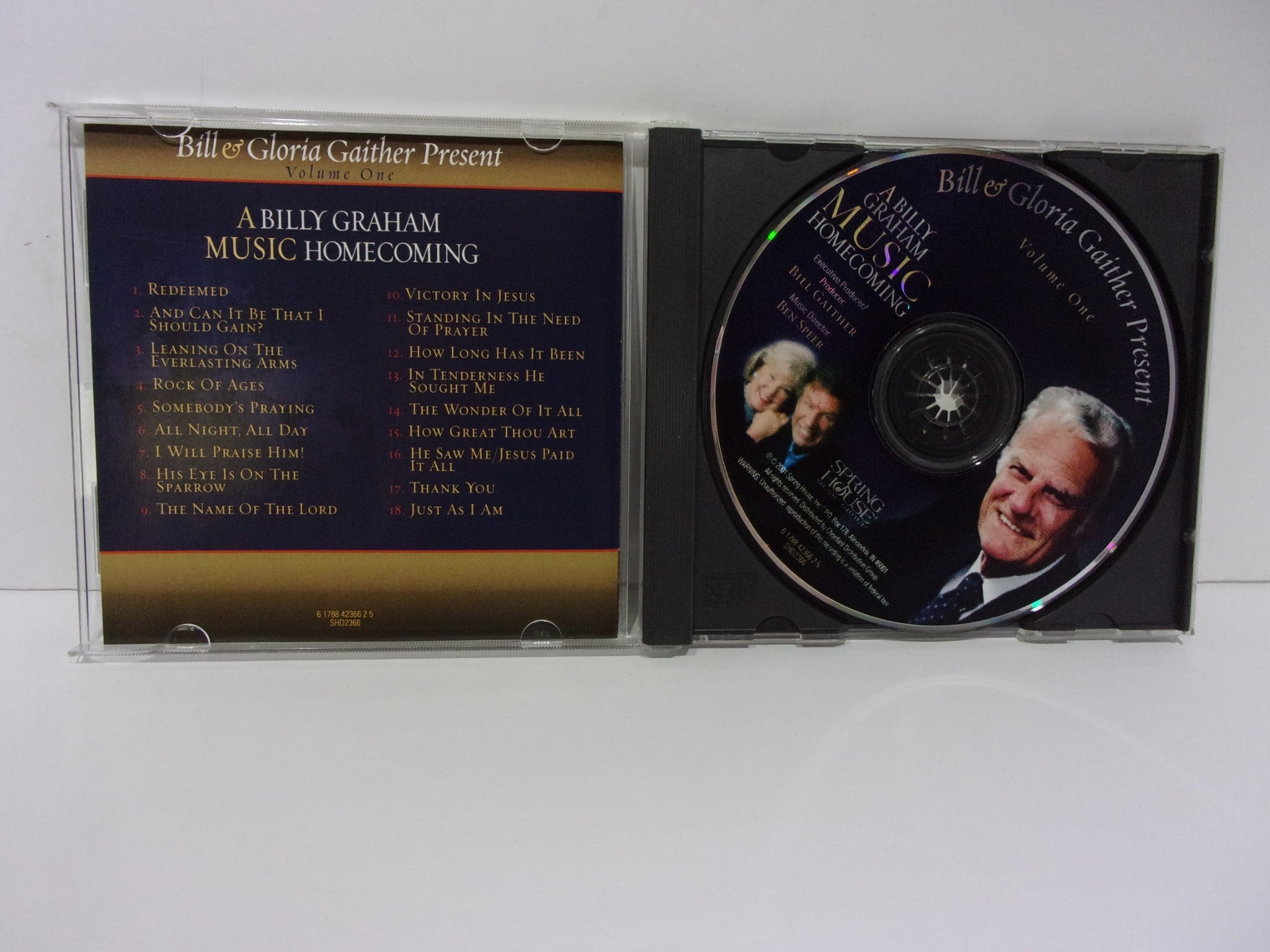 A Billy Graham Music Homecoming Vol. 1 Audio CD