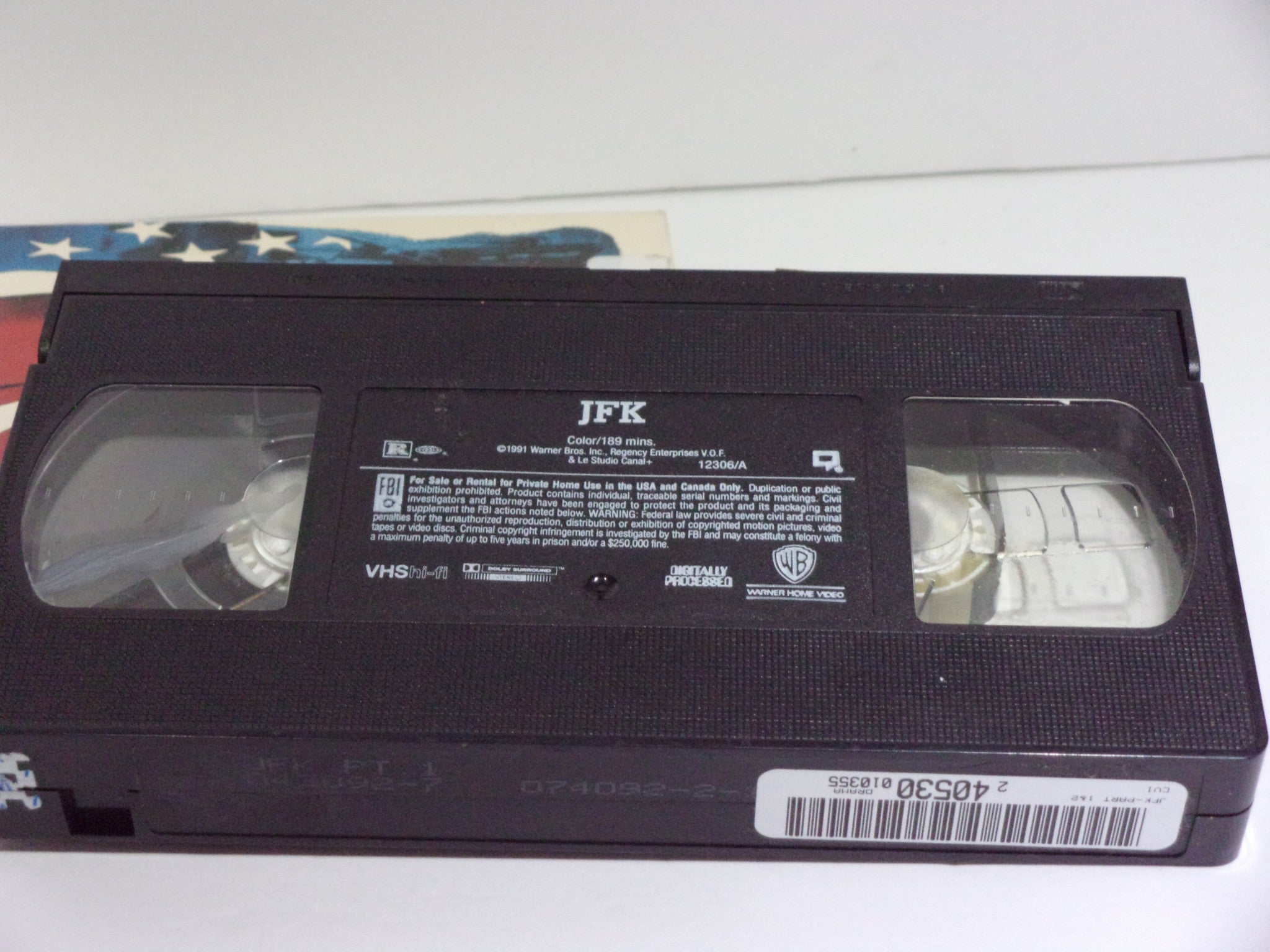 JFK (The Story That Won't Go Away) VHS