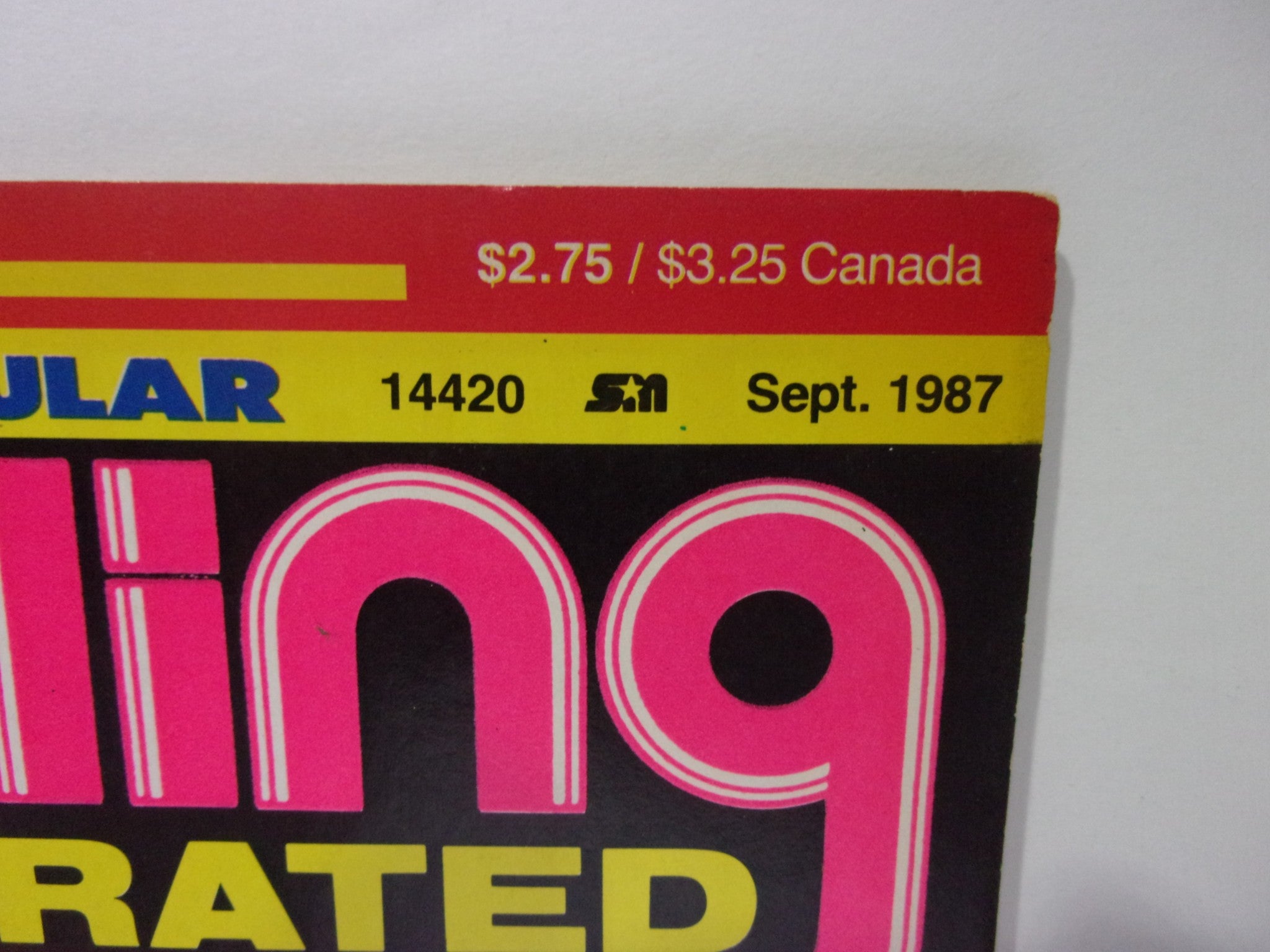 Pro Wrestling Illustrated September 1987 Hulk Hogan Ric Flair Magazine