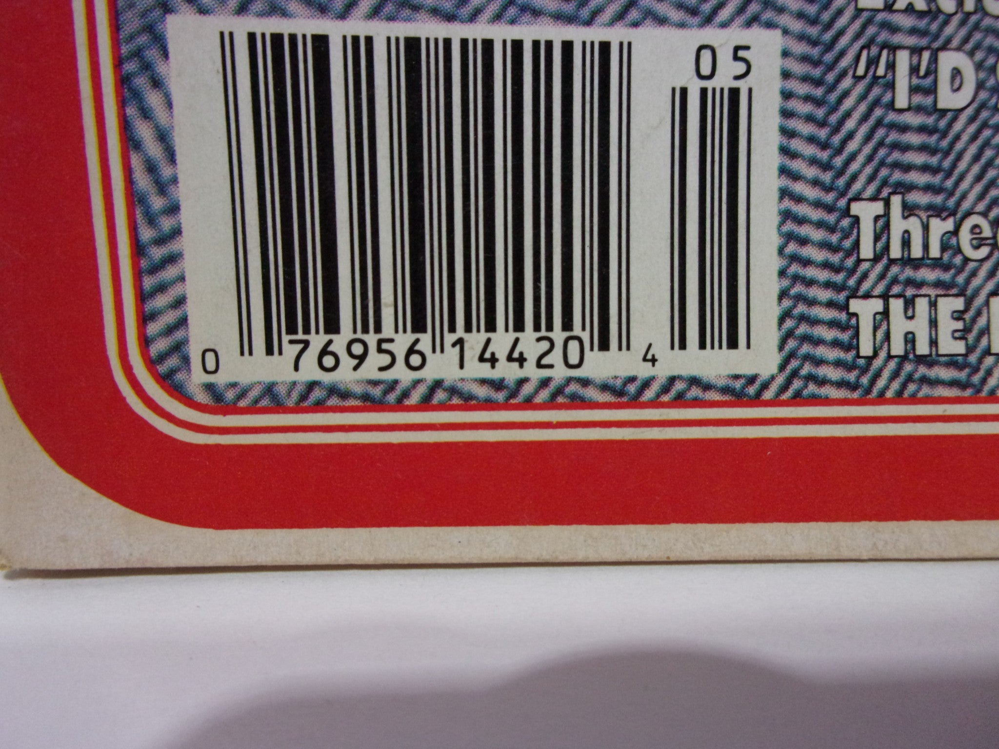 Barcode and pricing information on the back cover of Pro Wrestling Illustrated May 1988 Andre the Giant Magazine.
