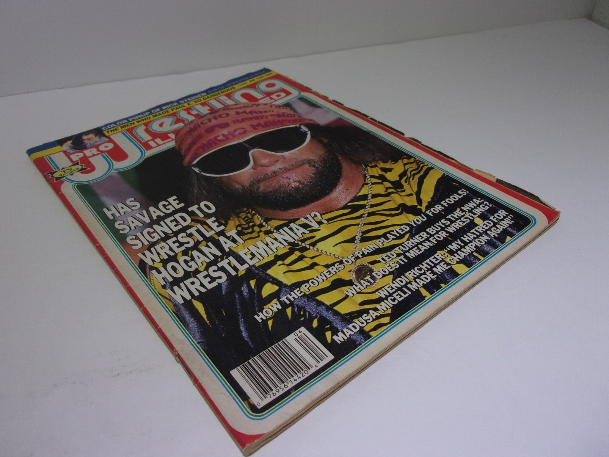 Pro Wrestling Illustrated April 1989 Wendi Richter/ Randy Savage Magazine