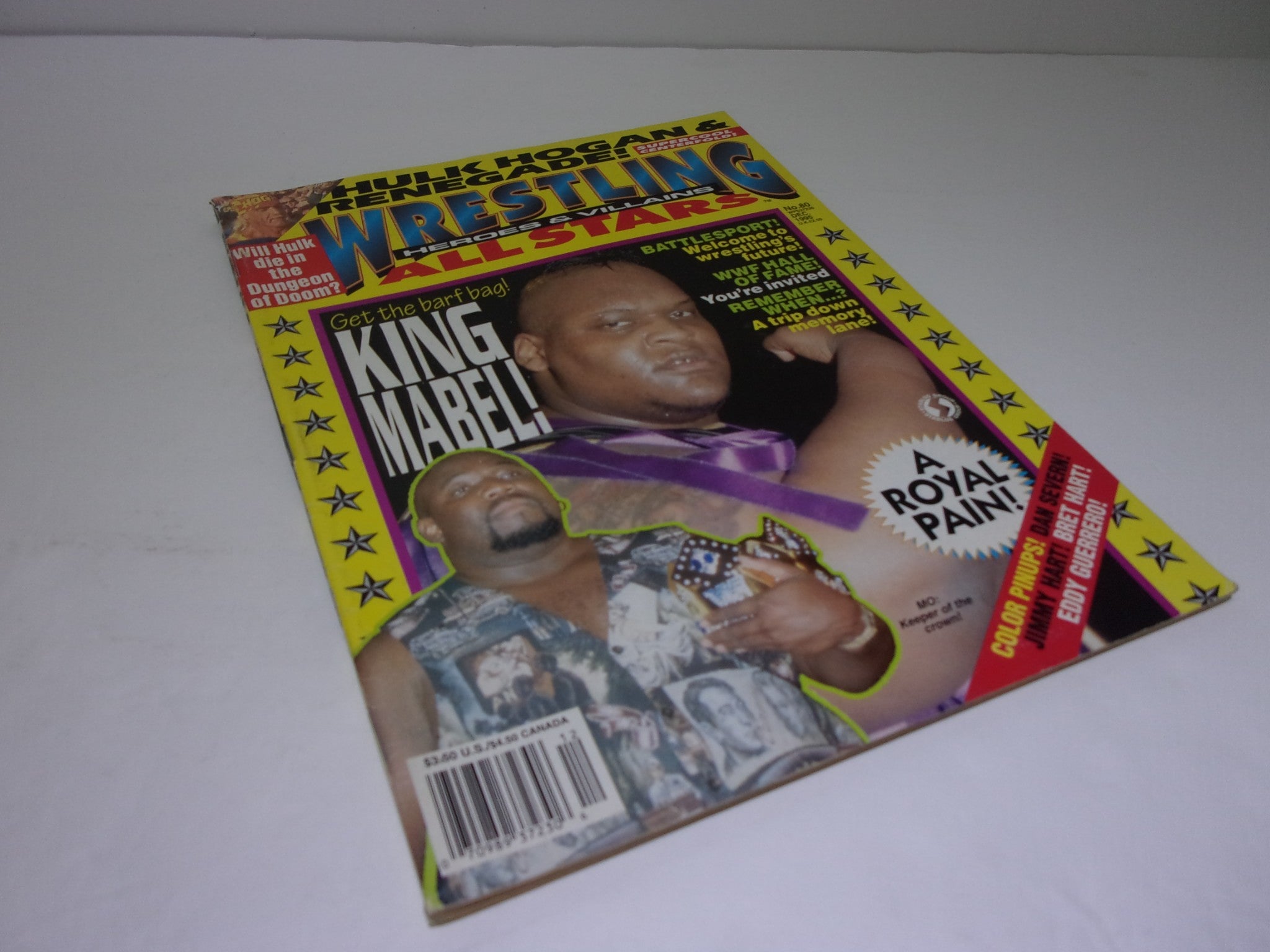 Wrestling All Stars Heroes & Villains King Mabel Magazine