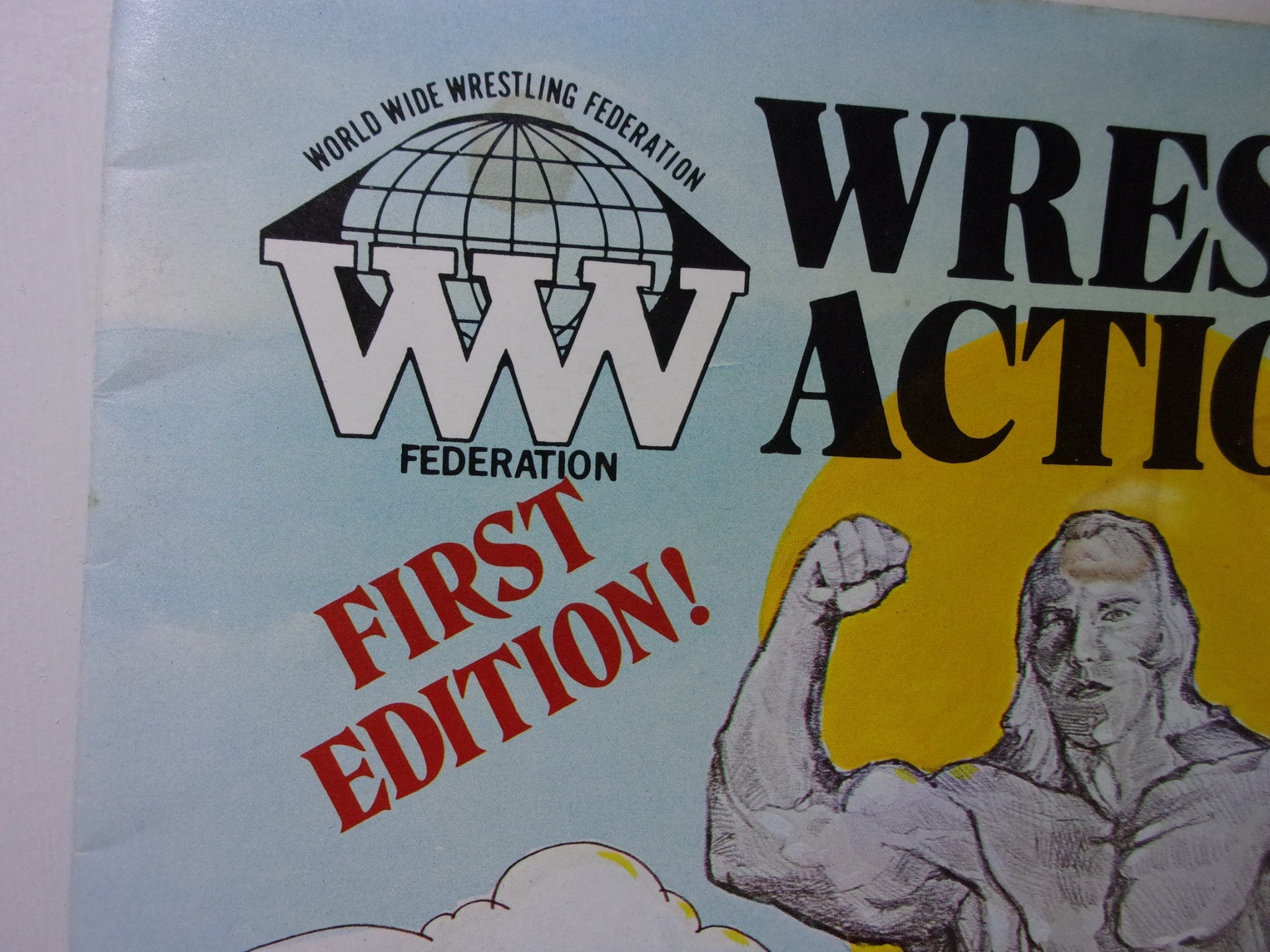 WWWF Wrestling Action Vol. 1 No. 1 First Edition Billy Graham RARE Magazine