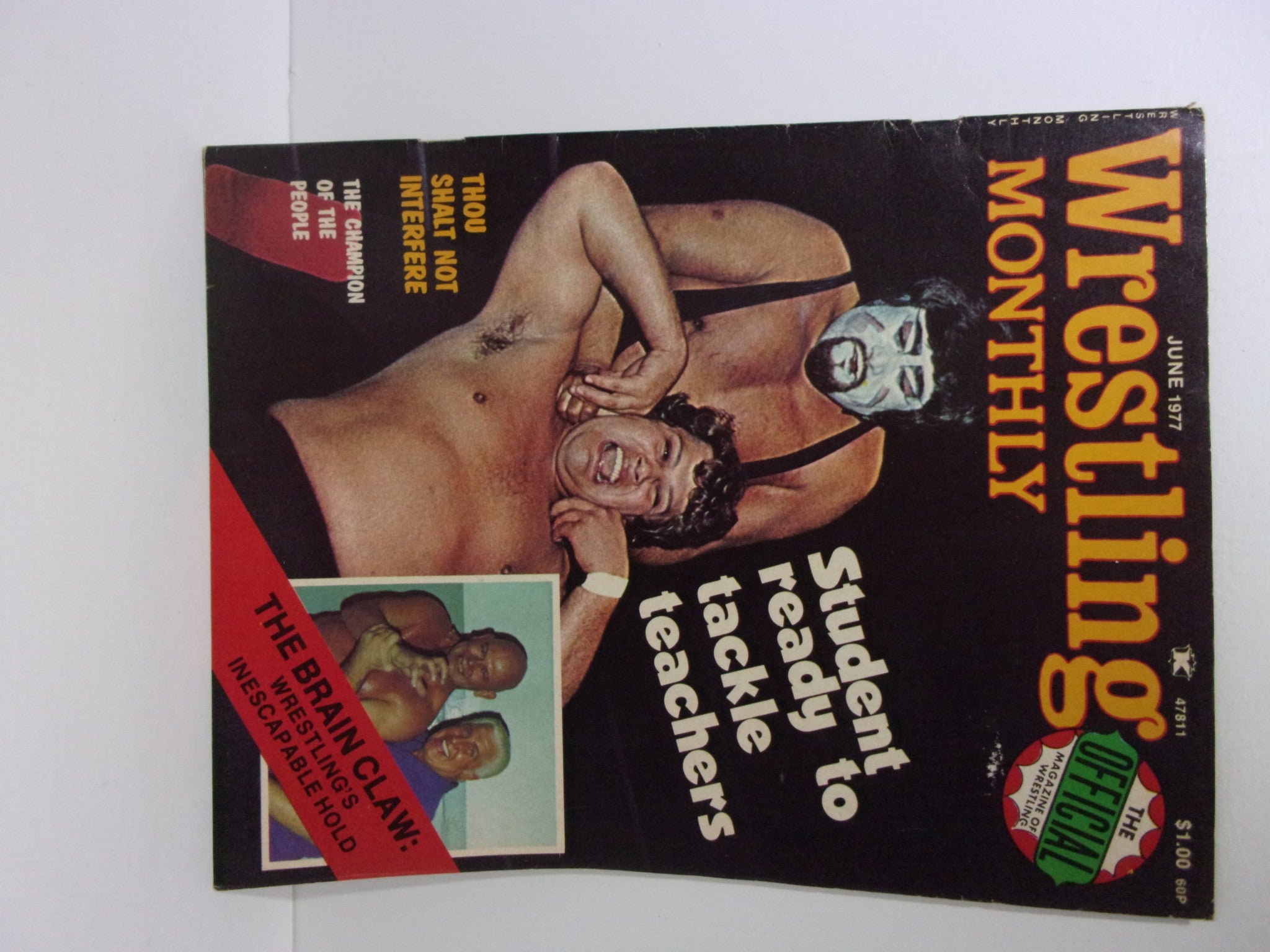 Wrestling Monthly June 1977 Bruce Sammartino Magazine