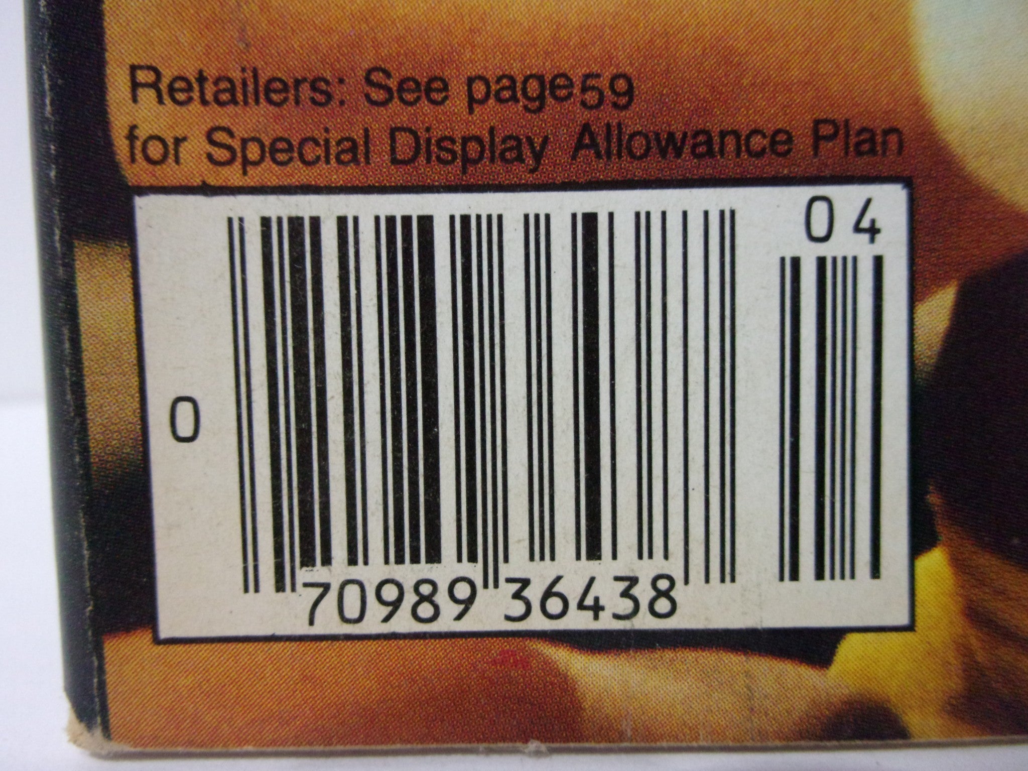 Barcode and retailer information on the back cover of Wrestling World Magazine: April 1988, highlighting its collectible nature.