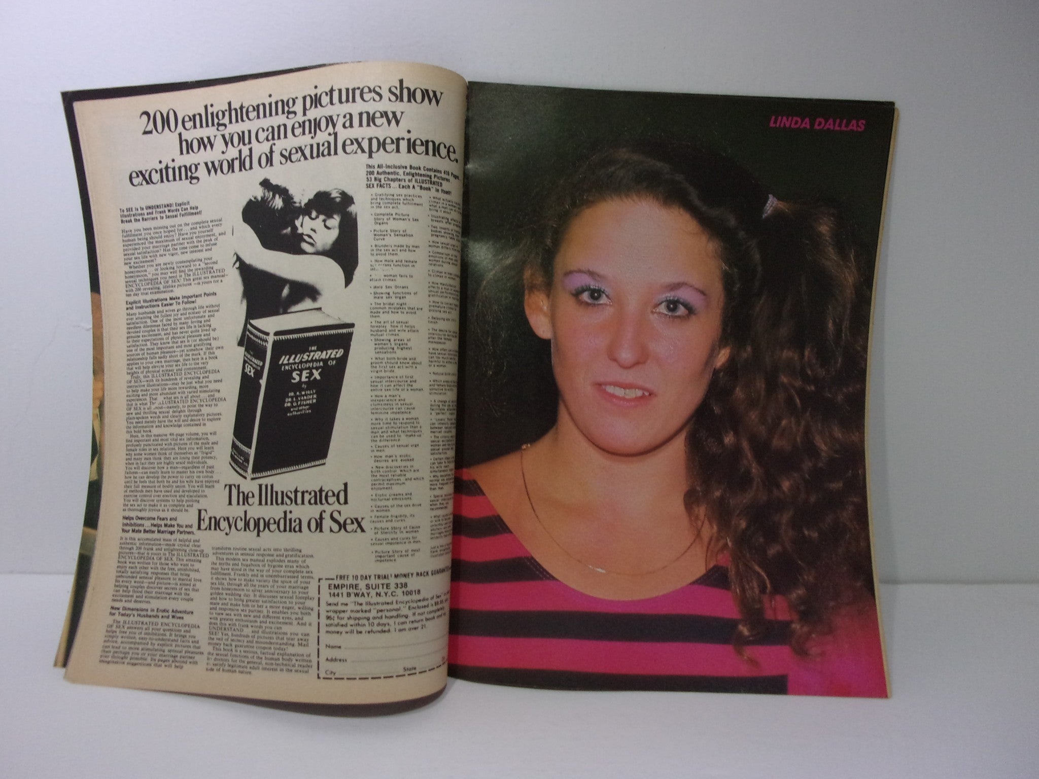 Wrestling Life Magazine October 1988 featuring vintage content including a section on 'The Illustrated Encyclopedia of Sex', highlighting sexual education with 200 enlightening pictures.