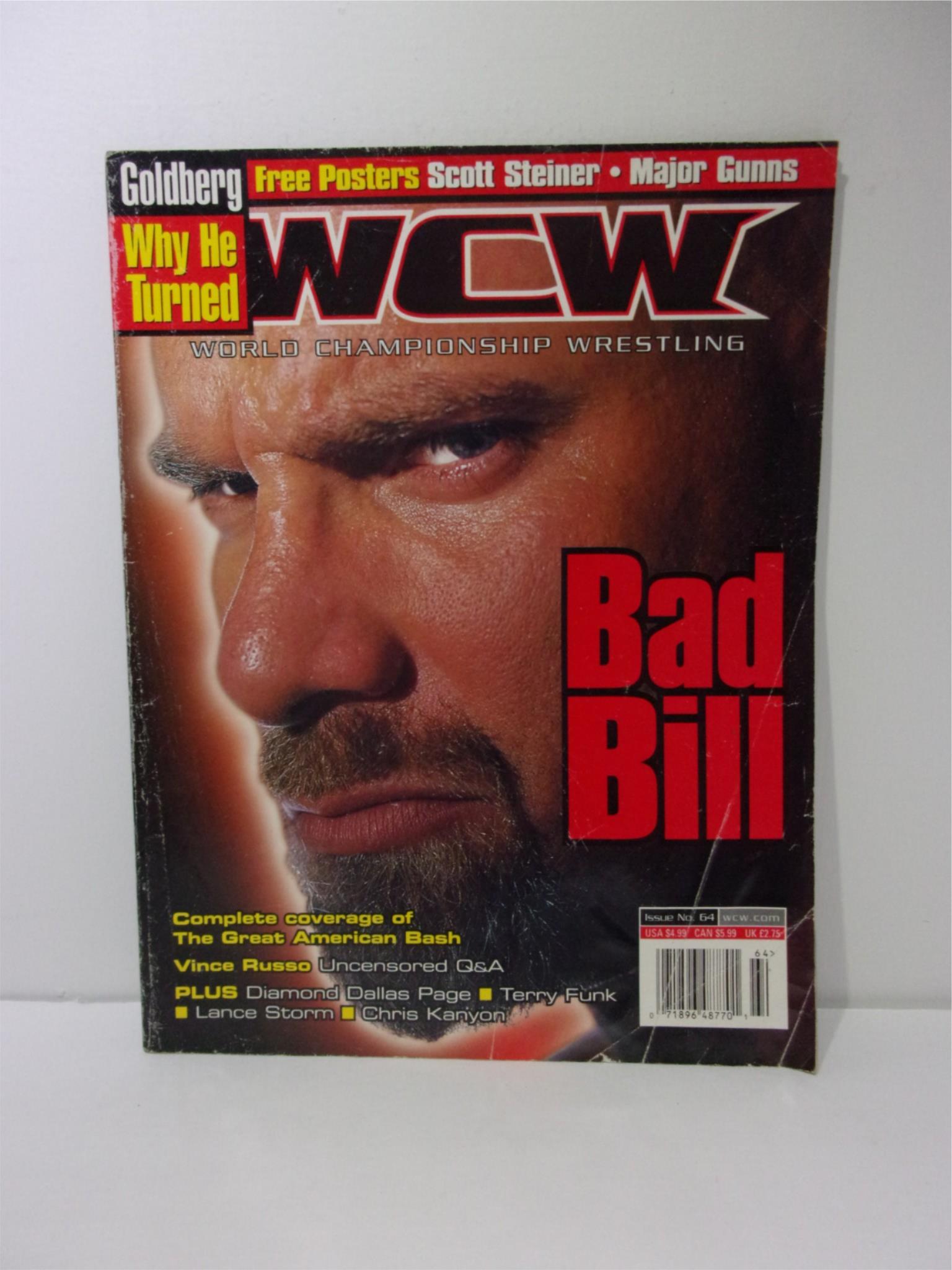 WCW Magazine:  Bad Bill - Goldberg Why He Turned