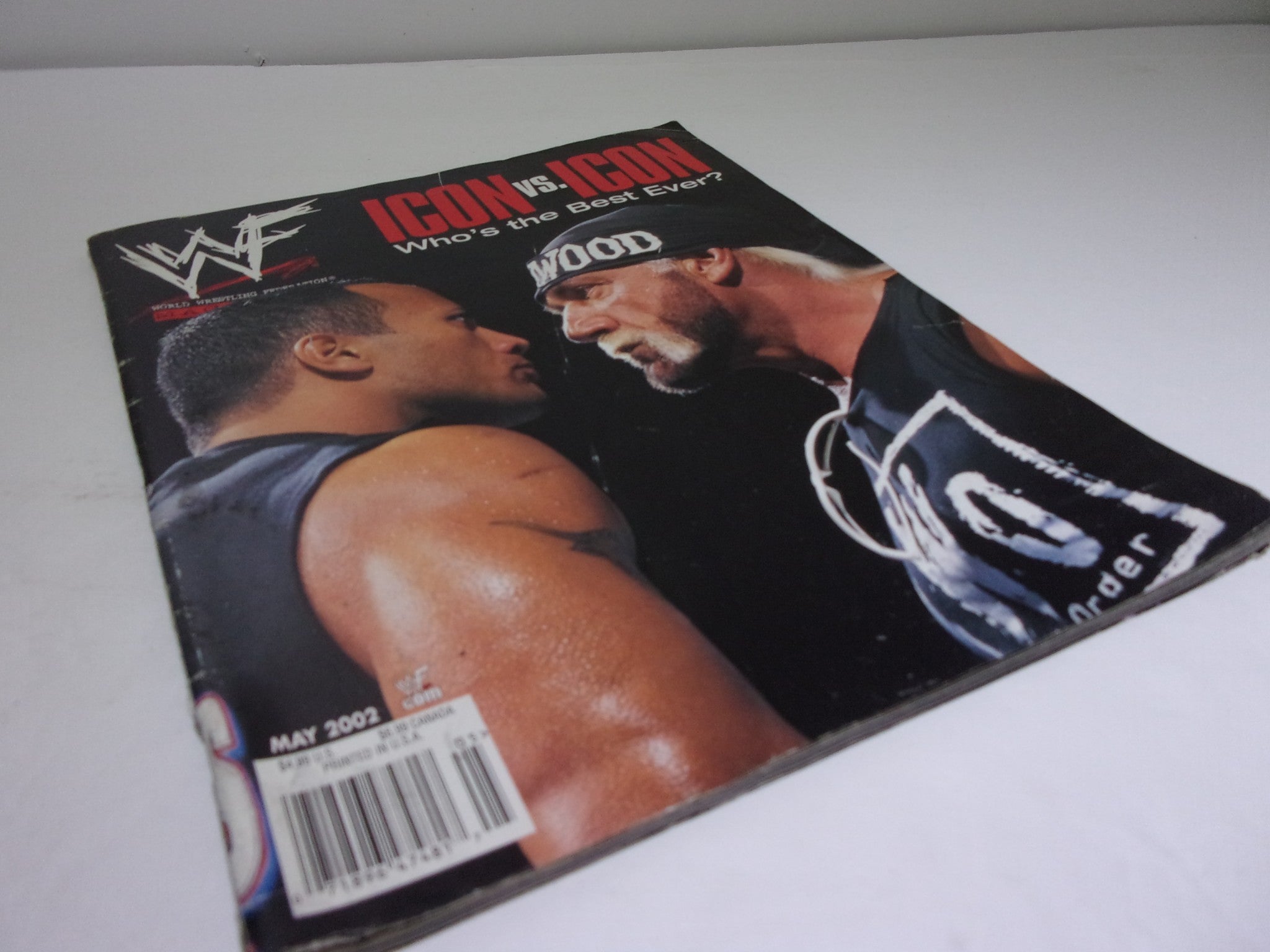 WWF Magazine: Icon VS Icon Who's The Best Ever? May 2002