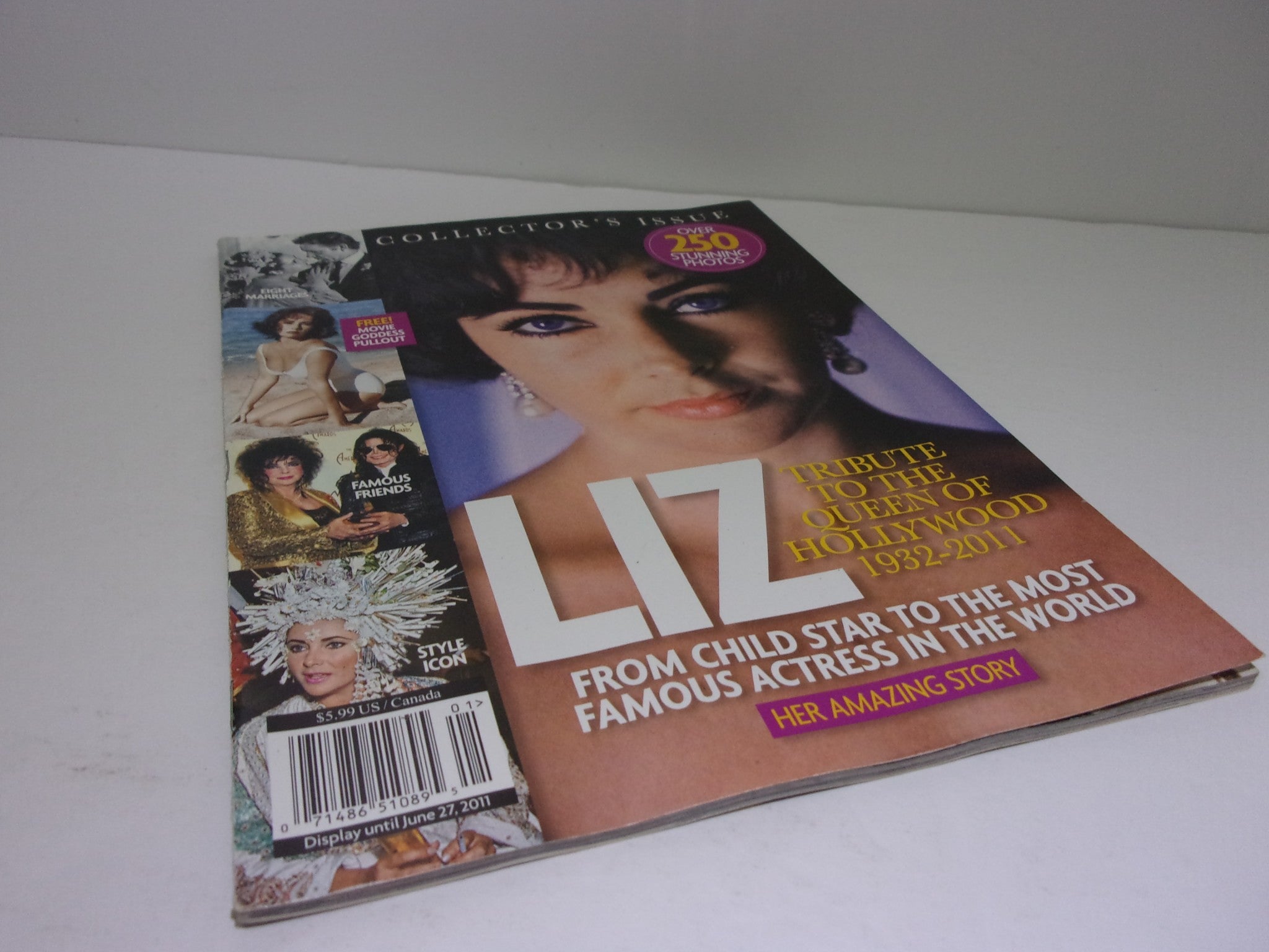 Collector's Issue Magazine: LIZ Tribute to the Queen of Hollywood 1932-2011