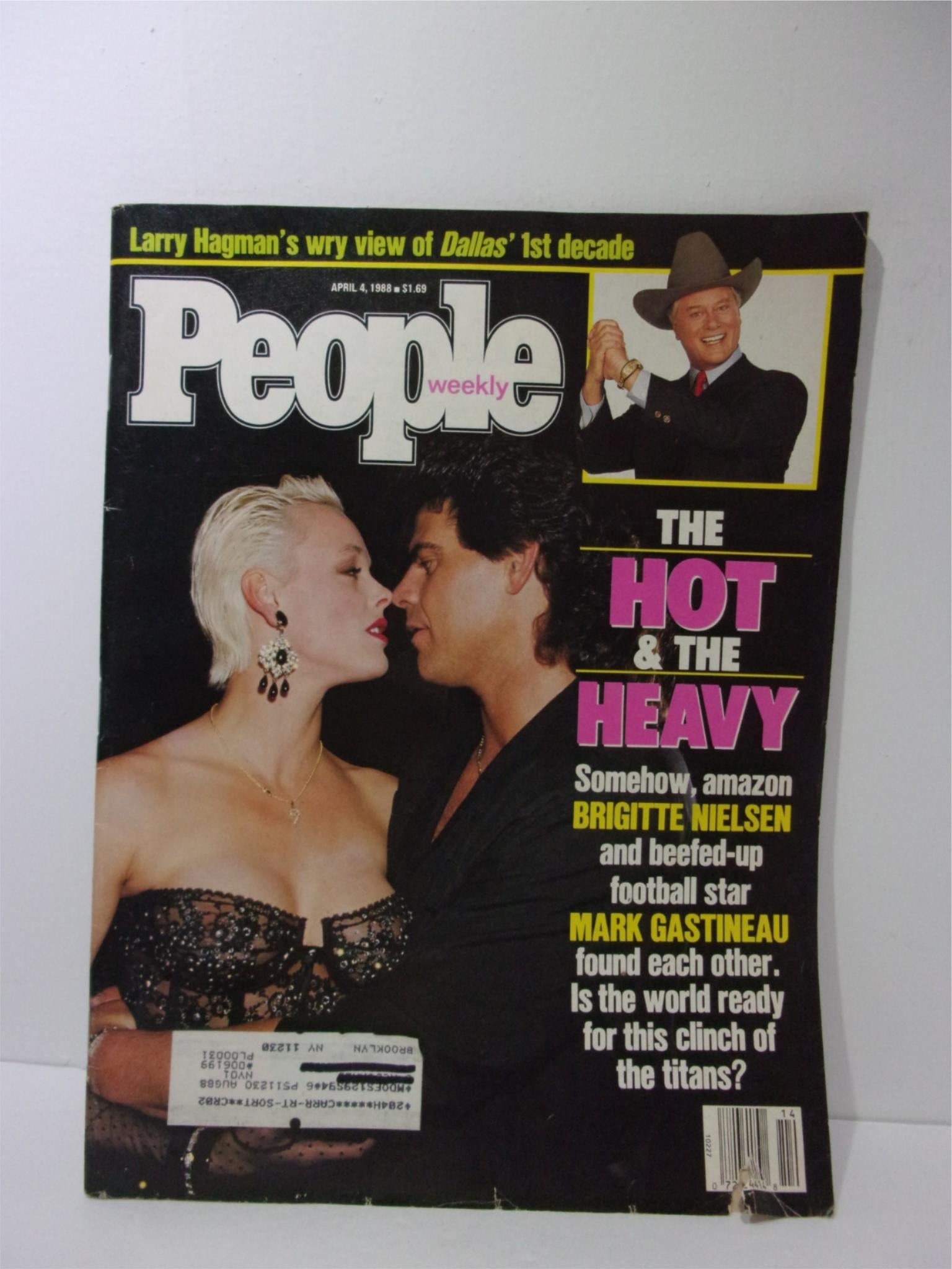 People Weekly Magazine: The Hot & The Heavy Nielsen & Gastineau April 4 1988