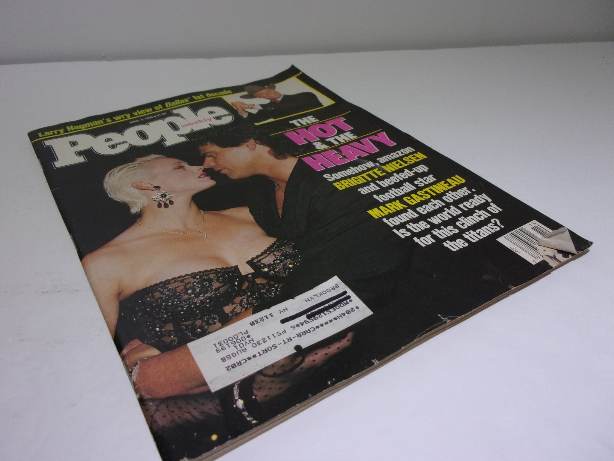 People Weekly Magazine: The Hot & The Heavy Nielsen & Gastineau April 4 1988