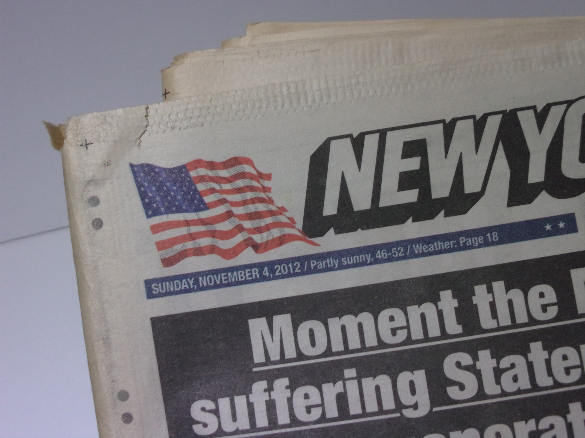 NY Post:12/4/12, Marathon Ignored Agony SI & Shipped Power Generators in Jersey