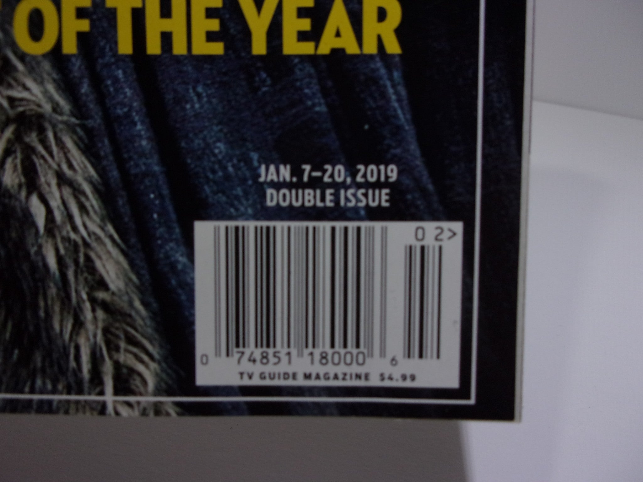 TV Guide Jan 7-20 2019 Preview Game of Thrones Kit Harington Cover