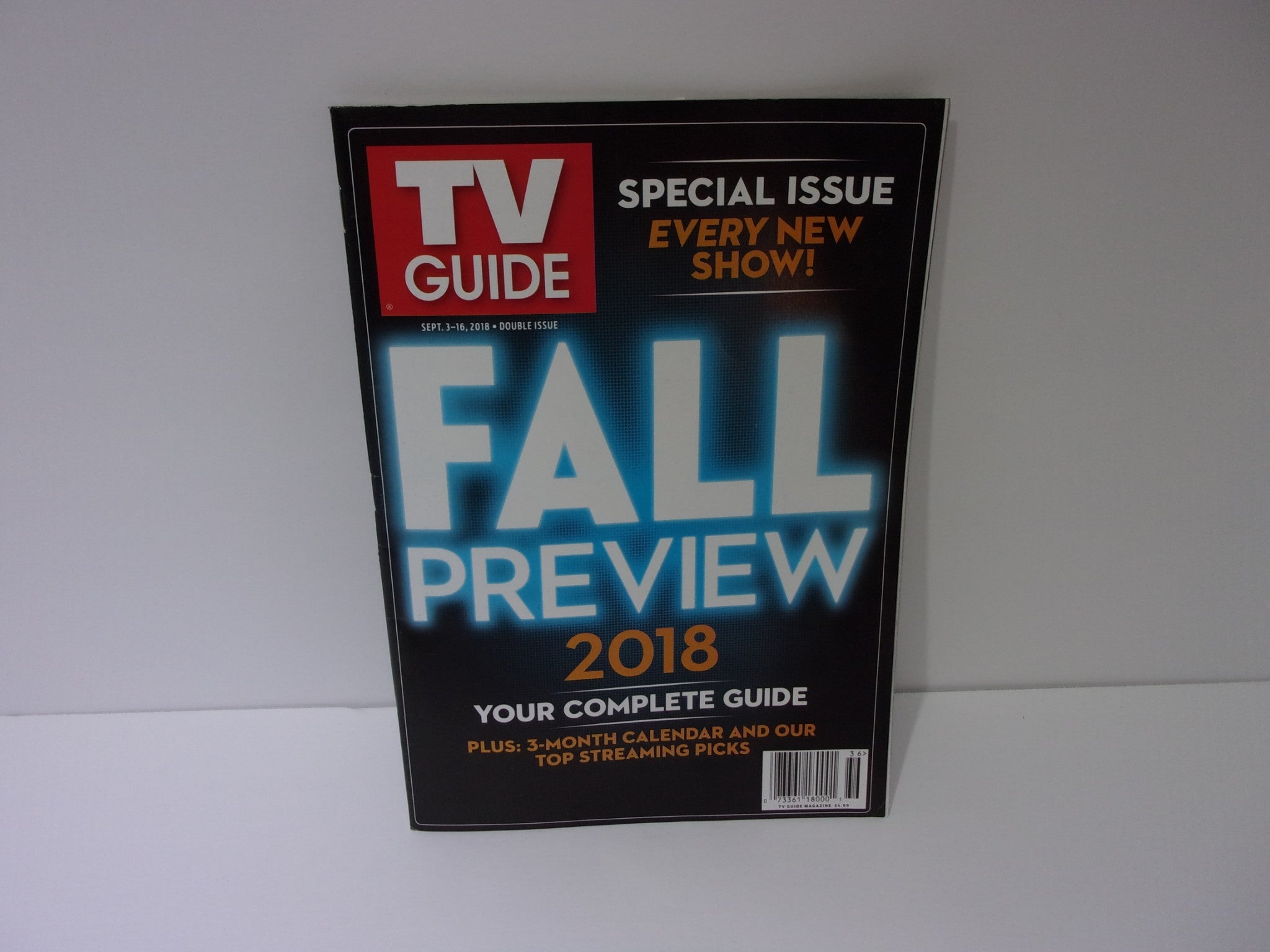 TV Guide Sept 3-16 2018 Double Special Issue Fall Preview Complete Guide