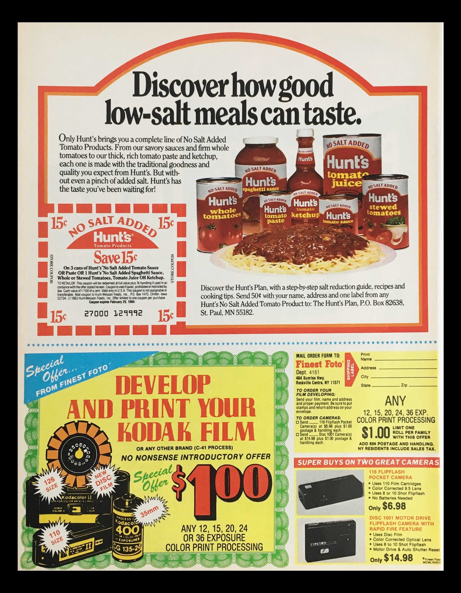 1984 Planters Corn Chips Circular Coupon Advertisement