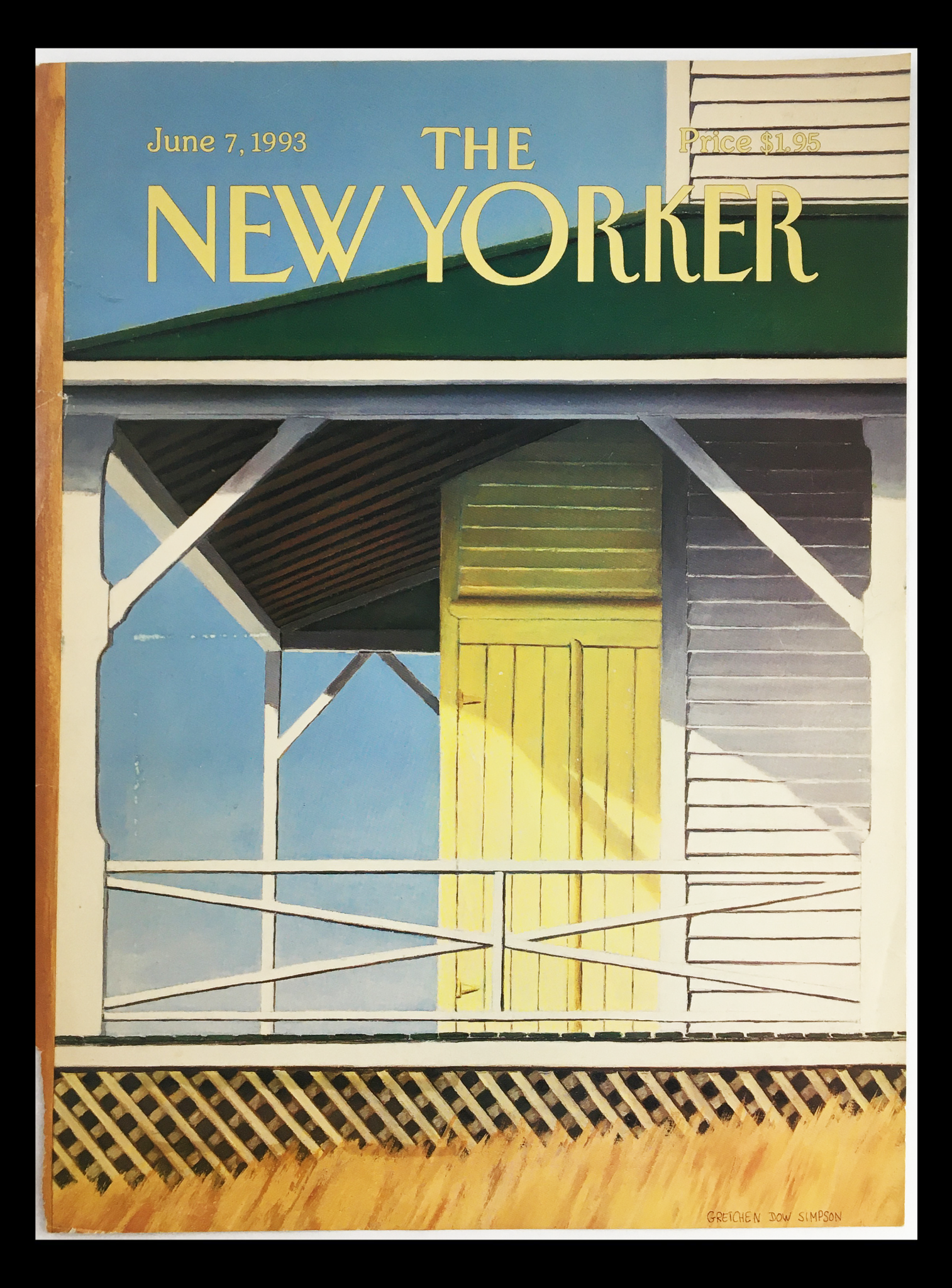 COVER ONLY The New Yorker June 7 1993 Full Cover Theme by Gretchen Down Simpson