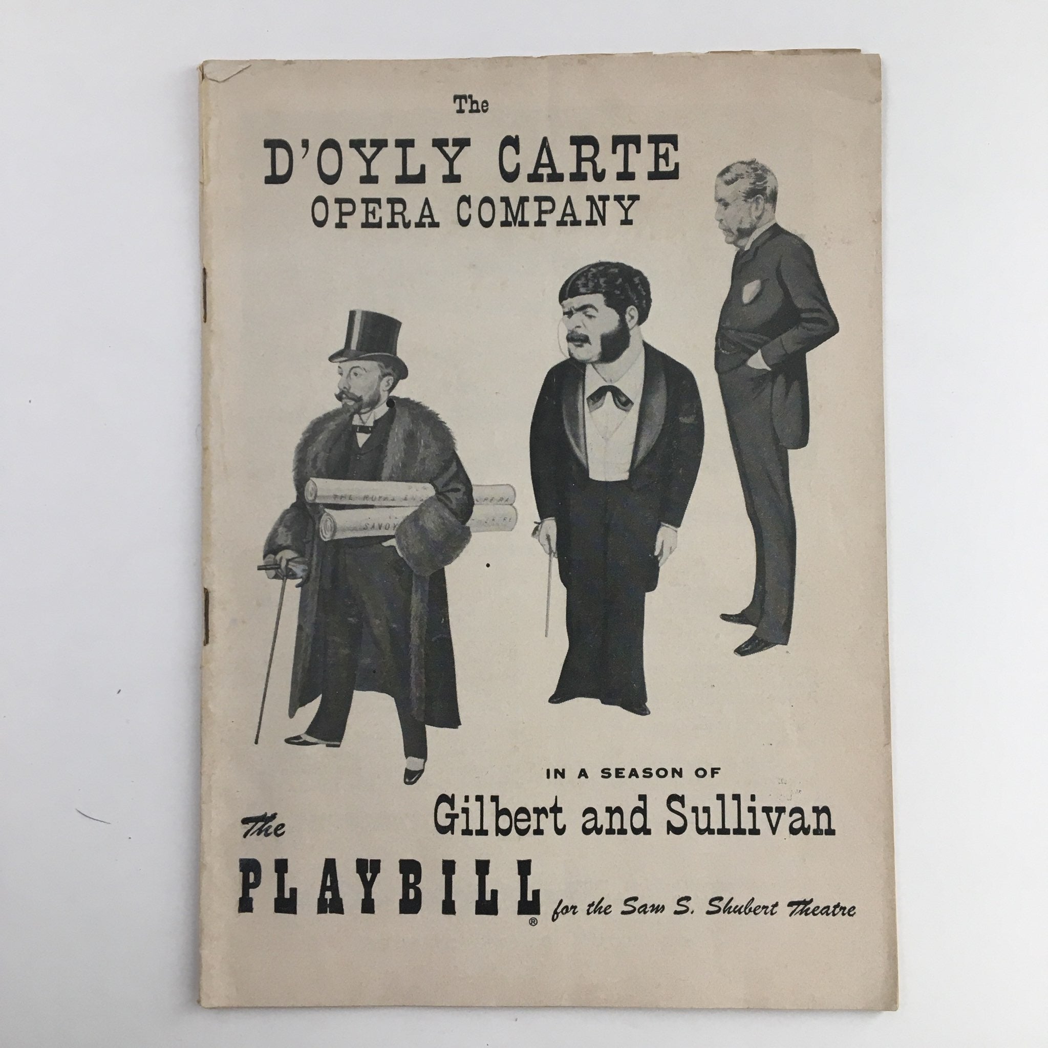 1955 Playbill In A Season of Gilbert and Sullivan at Sam S. Shubert Theatre