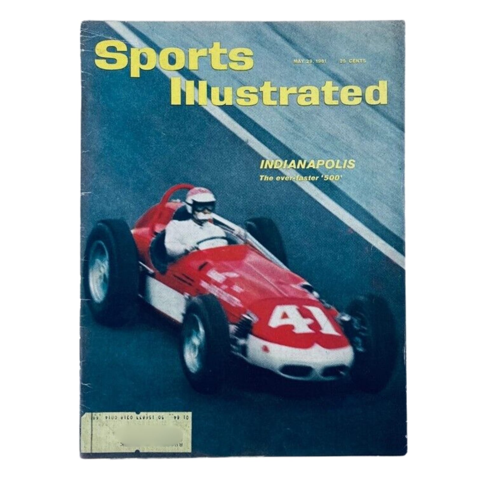 Lot of 5 1960s-1970s Sports Illustration Magazine Auto Racing Collection