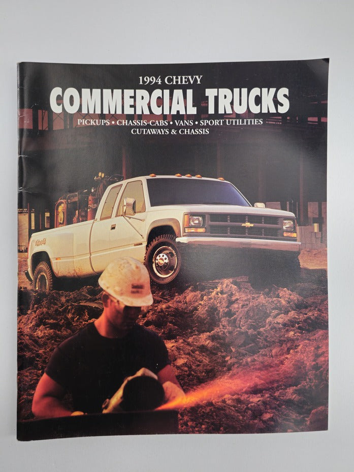 1994 Chevy Commercial Trucks Pick Ups Chassis-Cabs Vans Car Sale Brochure