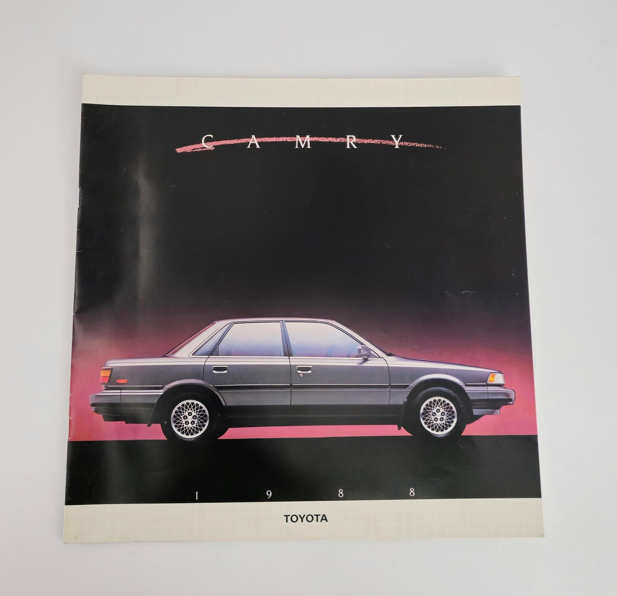 1988 Toyota Camry Sedan Car Sale Brochure Catalog