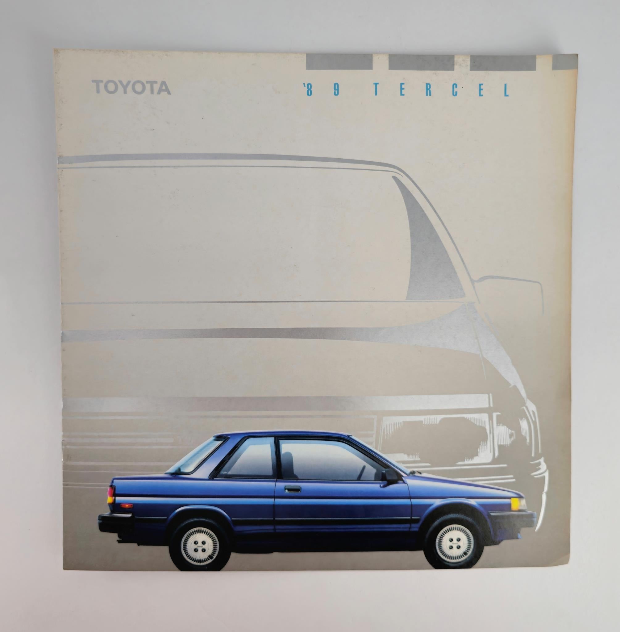 1989 Toyota Tercel 89 Subcompact Car Sale Brochure Catalog