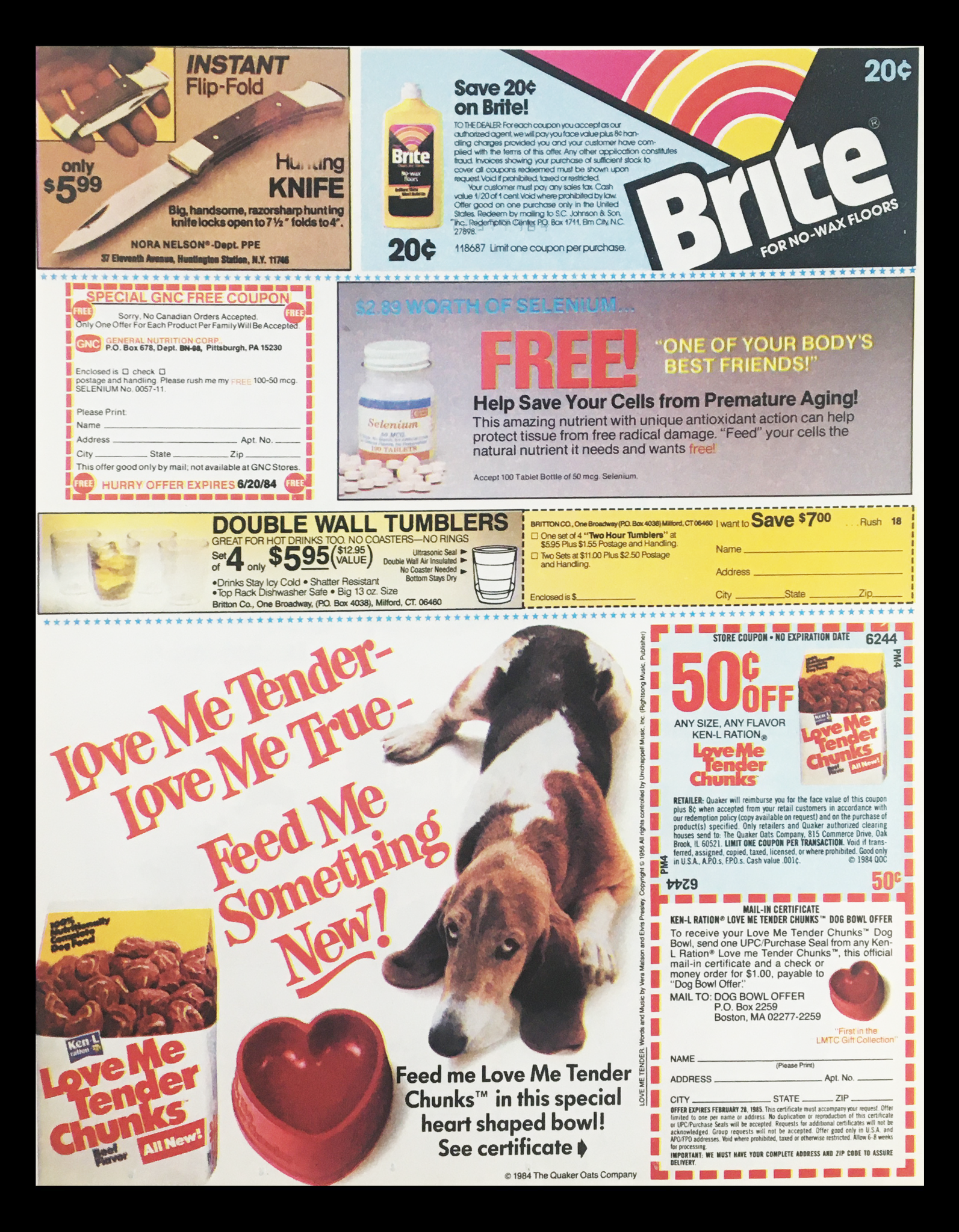 1984 Fleischmann's Pure Corn Oil Circular Coupon Advertisement