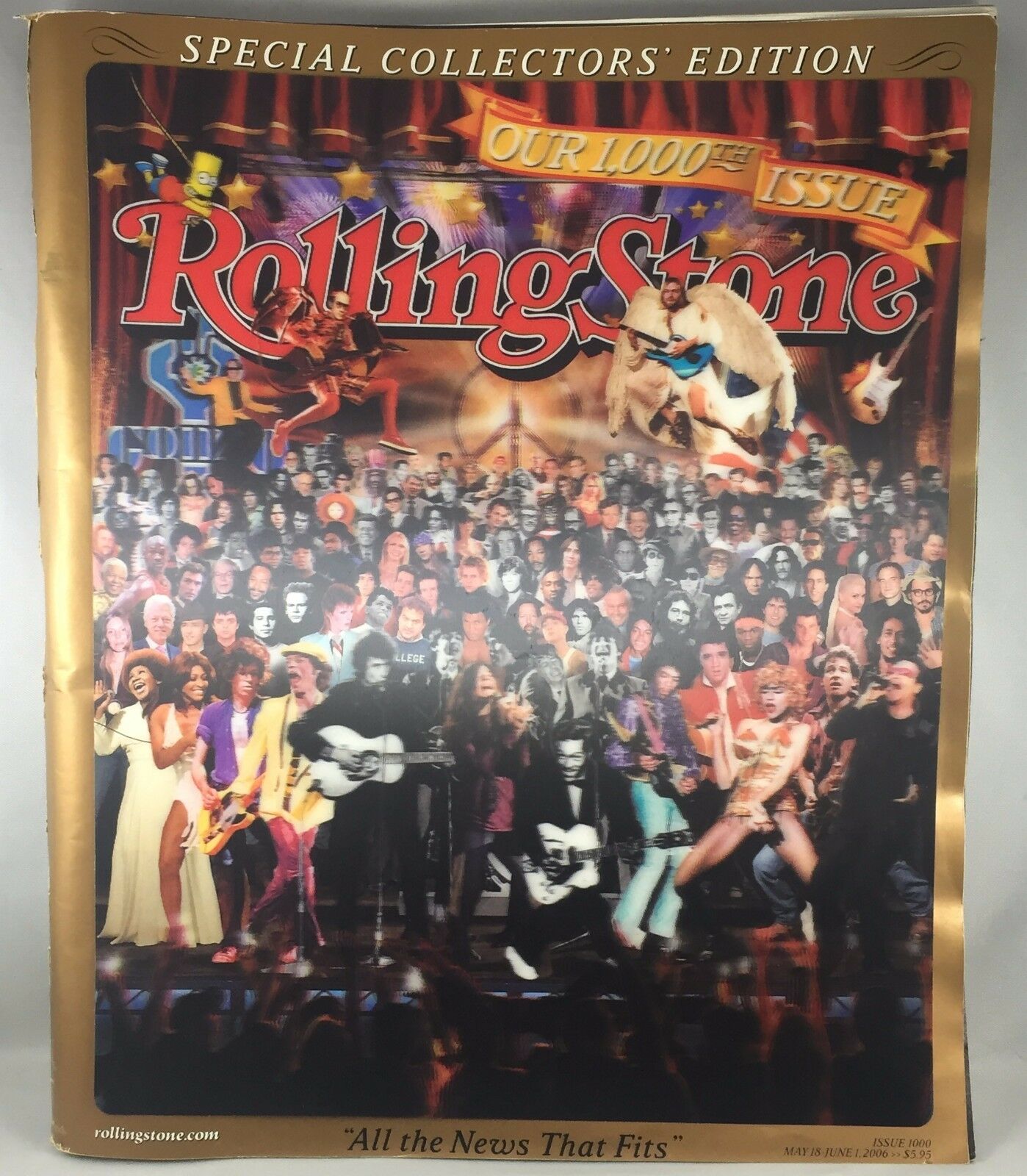 Rolling Stone Magazine-Our 1000th Issue Hologram Cover-May 18-June 1,2006