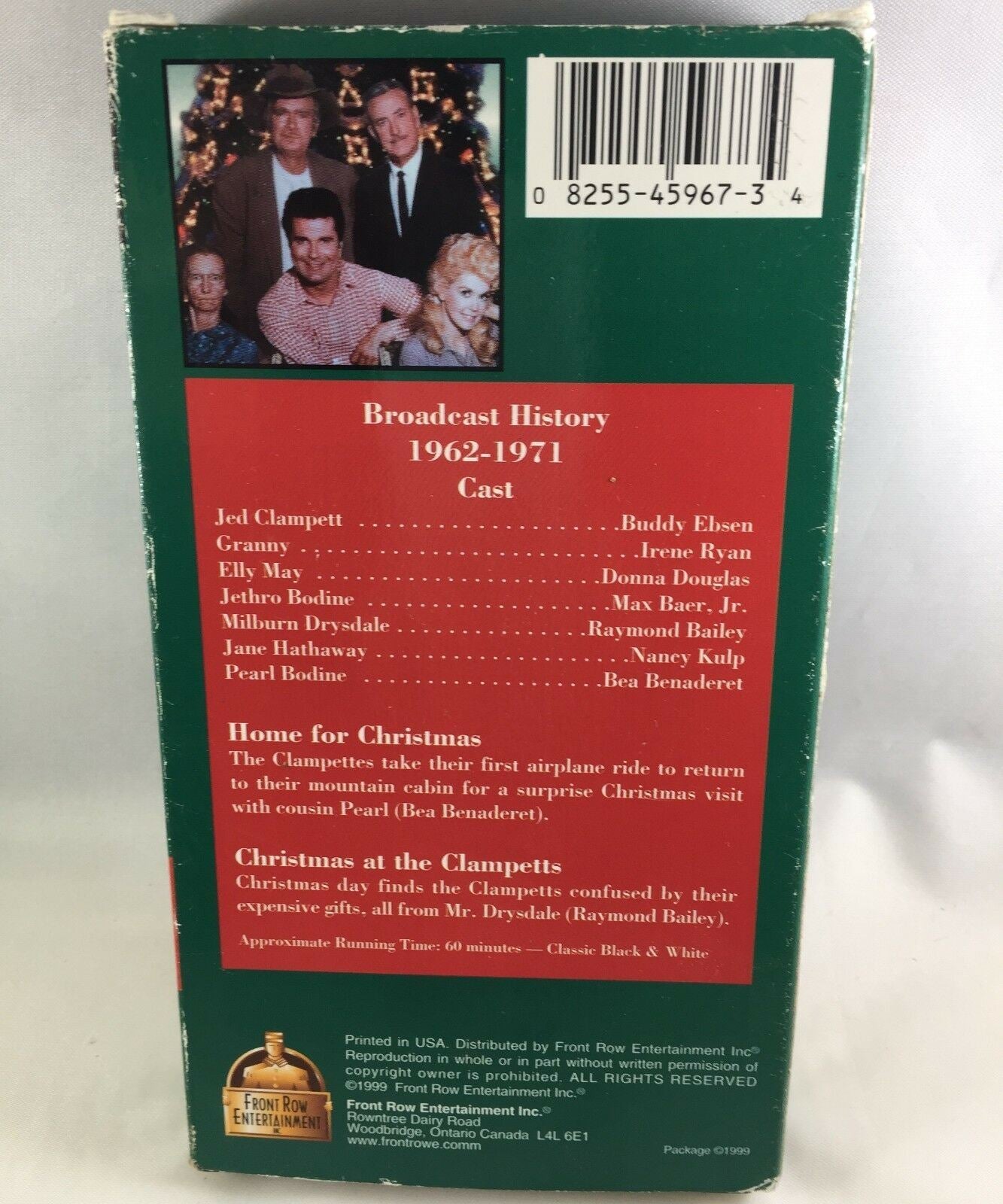 VHS. The Beverly Hillbillies Christmas Home for Christmas Christmas at the Clamp