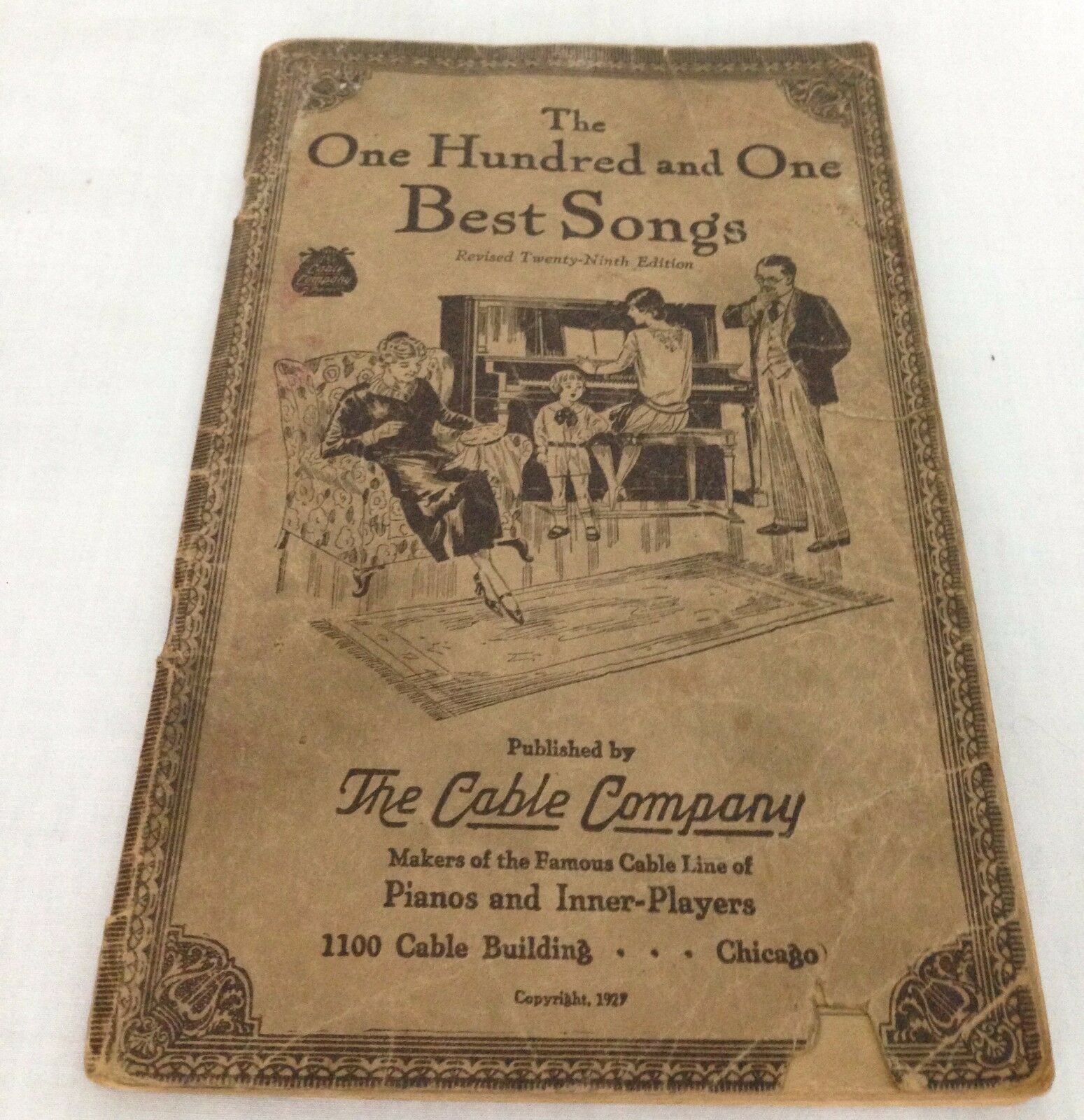 The One Hundred and One Best Songs, 29th edition, 1927,The Cable Company