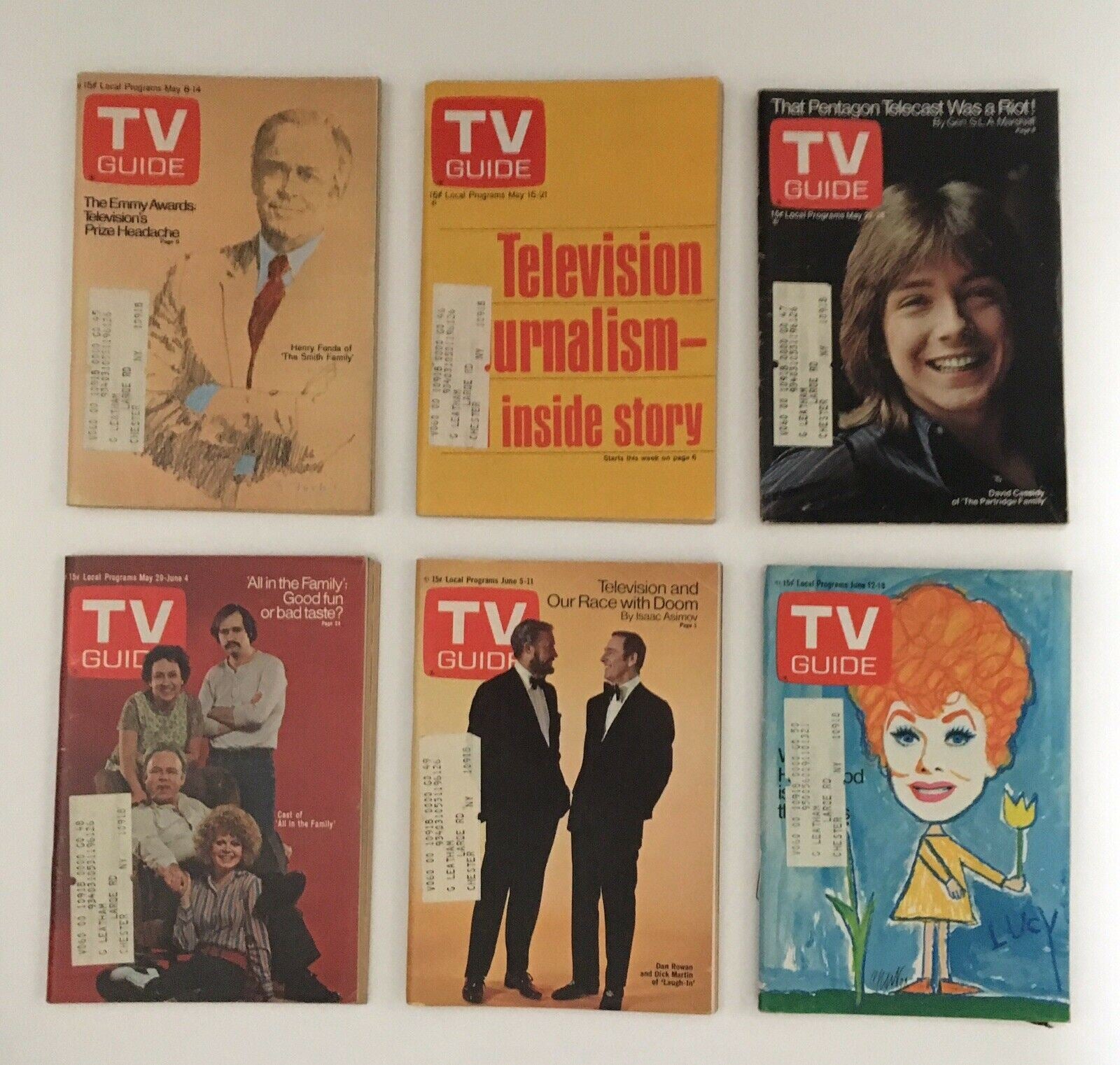 Complete Year Of TV Guide Magazines 1971 52 Issues, Special Issue Fall Preview